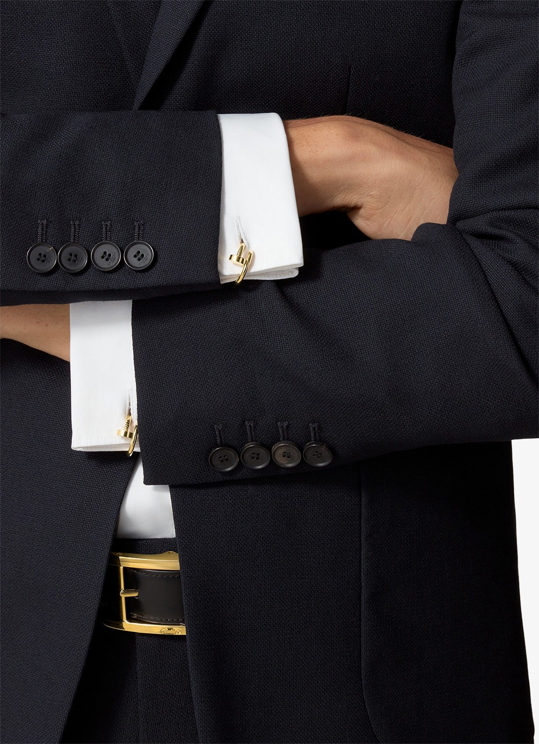 Cartier Juste un Clou manchetknopen van 18 karaat geelgoud CROG000748 - voorkant 2 geelgoud