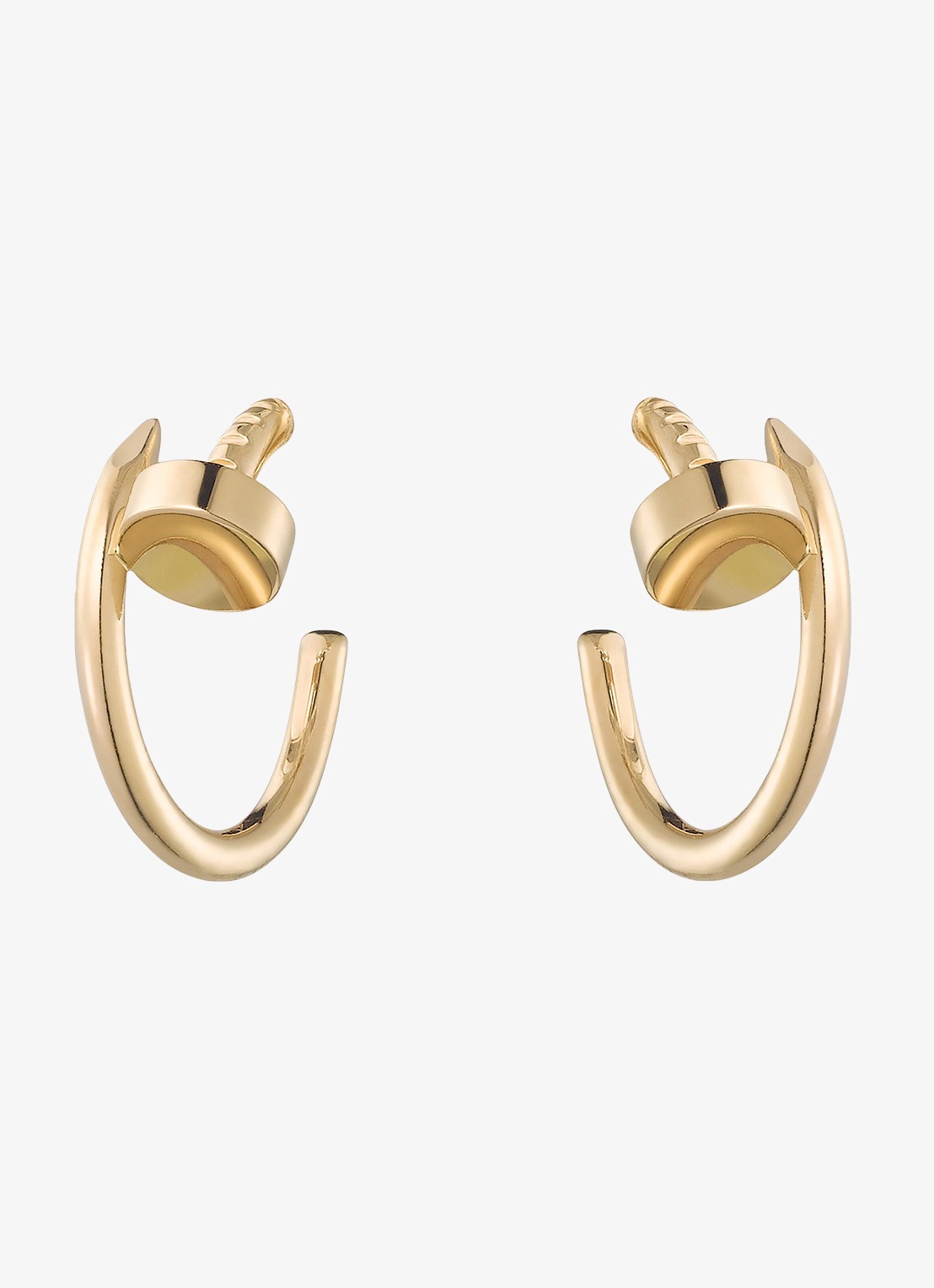 Cartier Juste un Clou oorringen van 18 karaat geelgoud CRB8301235 - voorkant geelgoud