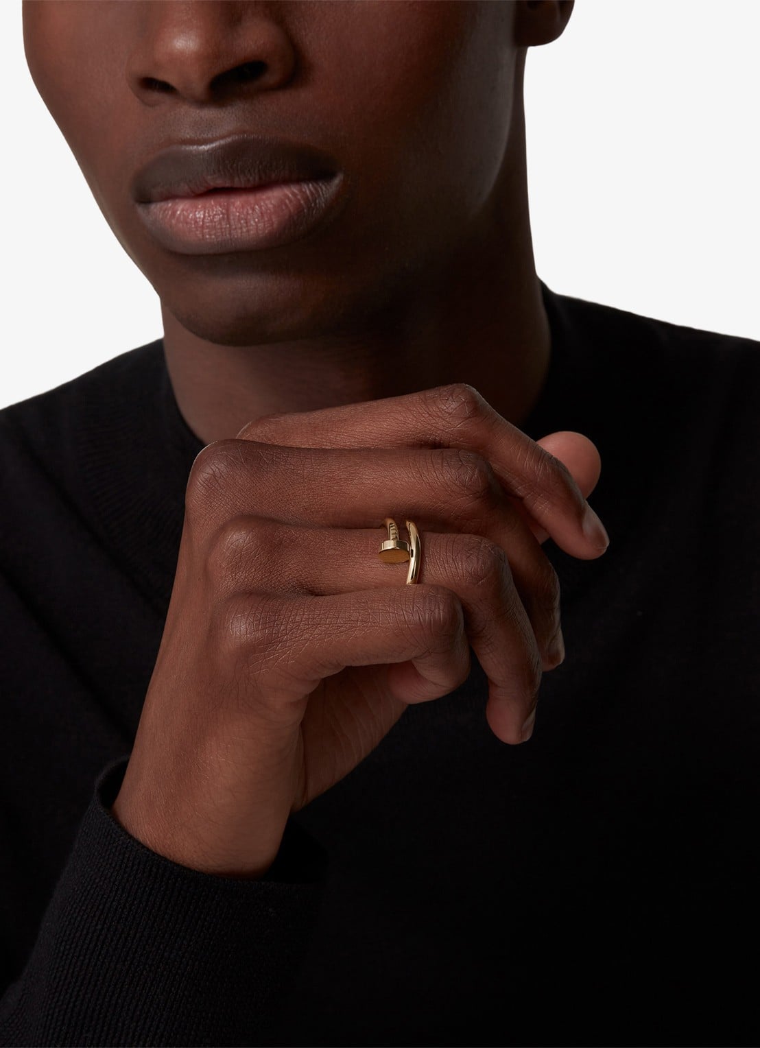 Cartier Juste un Clou ring van 18 karaat geelgoud CRB40926 - achterkant 8 geelgoud