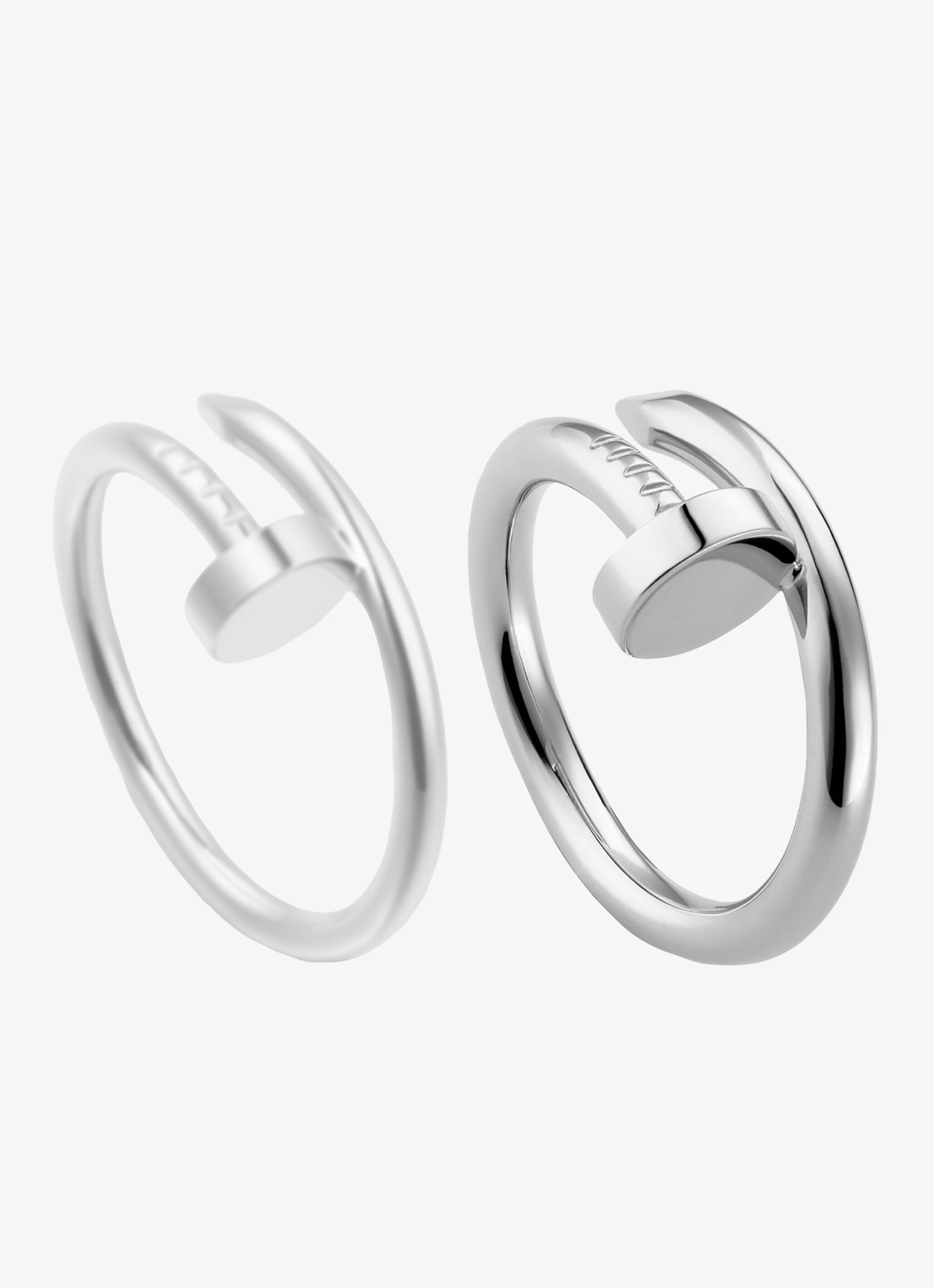 Cartier Juste un Clou ring van 18 karaat witgoud CRB40992 - detail 4 witgoud