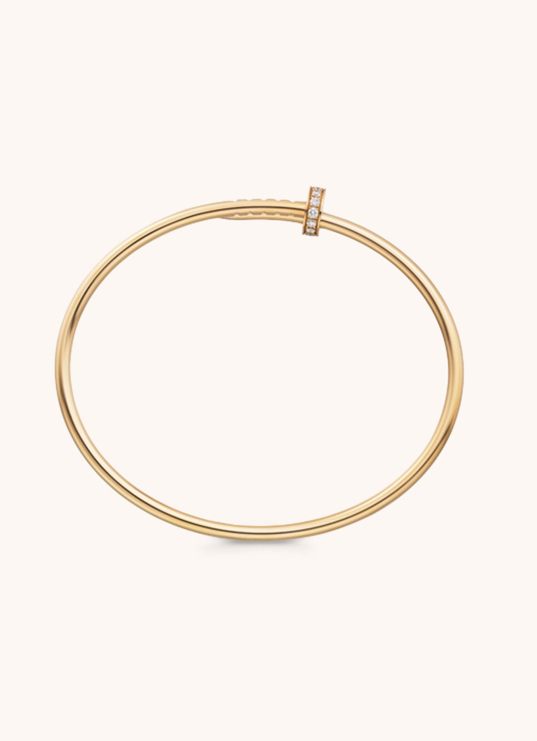 Cartier Juste un Clou Small armband van 18k geelgoud met diamanten CRB6066100 - detail 4 geelgoud