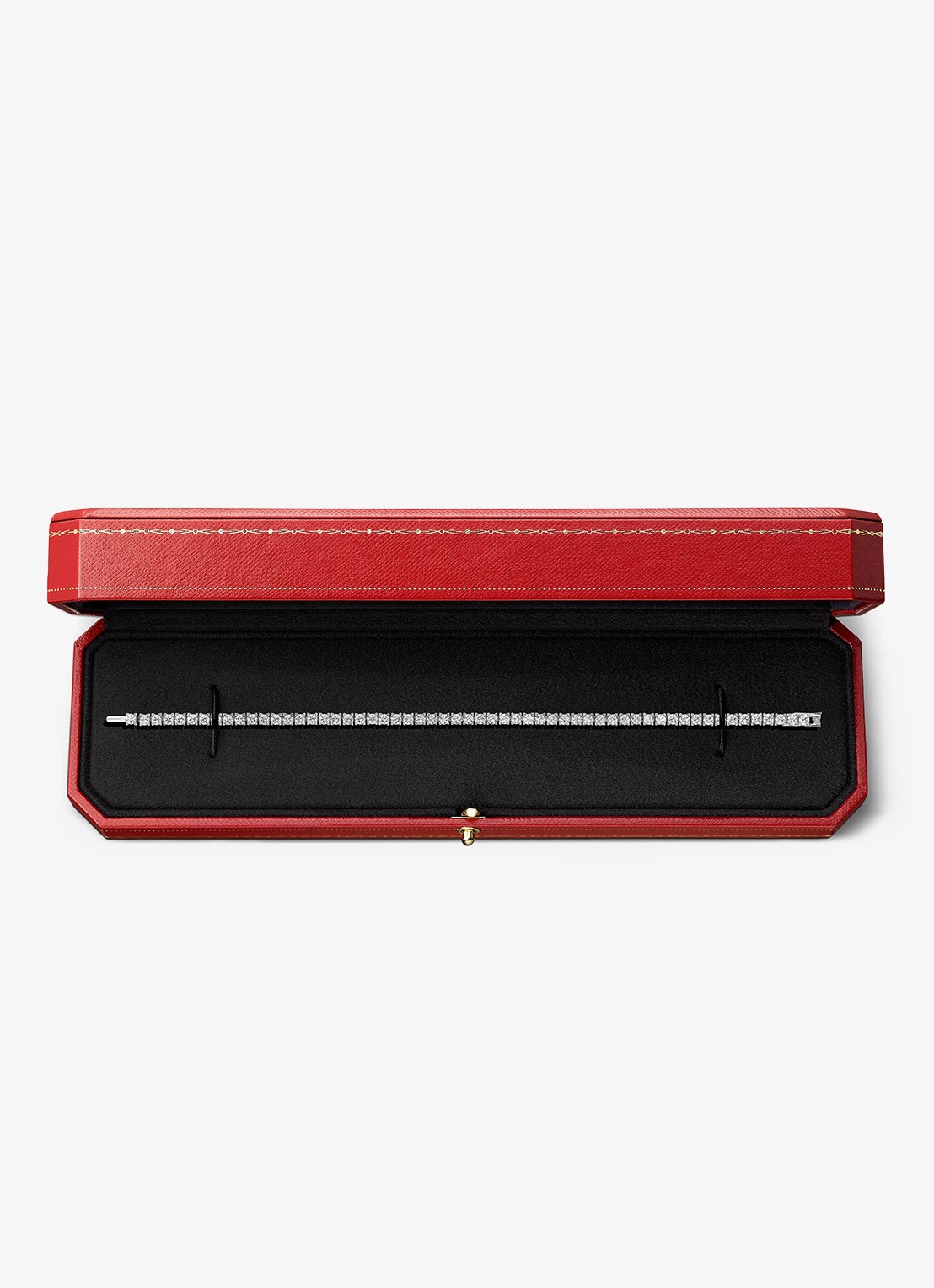 Cartier Lignes Essentielles armband van 18 karaat witgoud met 4.68 ct diamant CRN6708017  - detail 5 witgoud