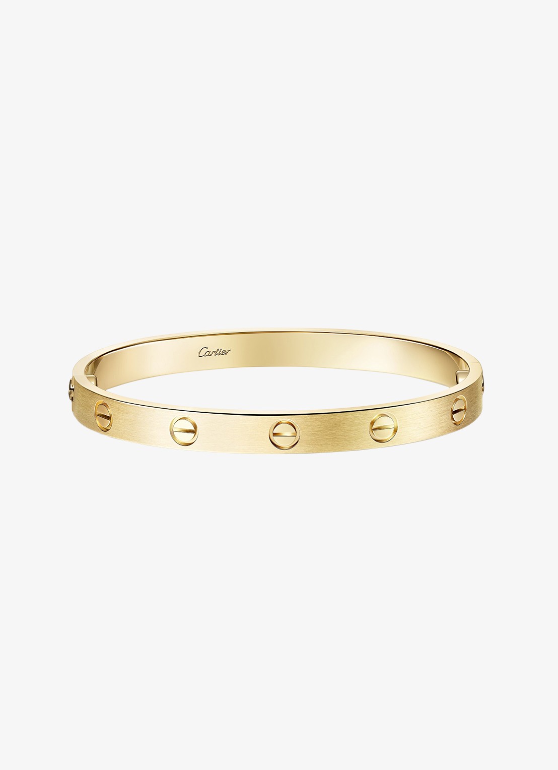 Cartier LOVE armband, klassiek model van 18 karaat geelgoud CRB6077017 - voorkant geelgoud