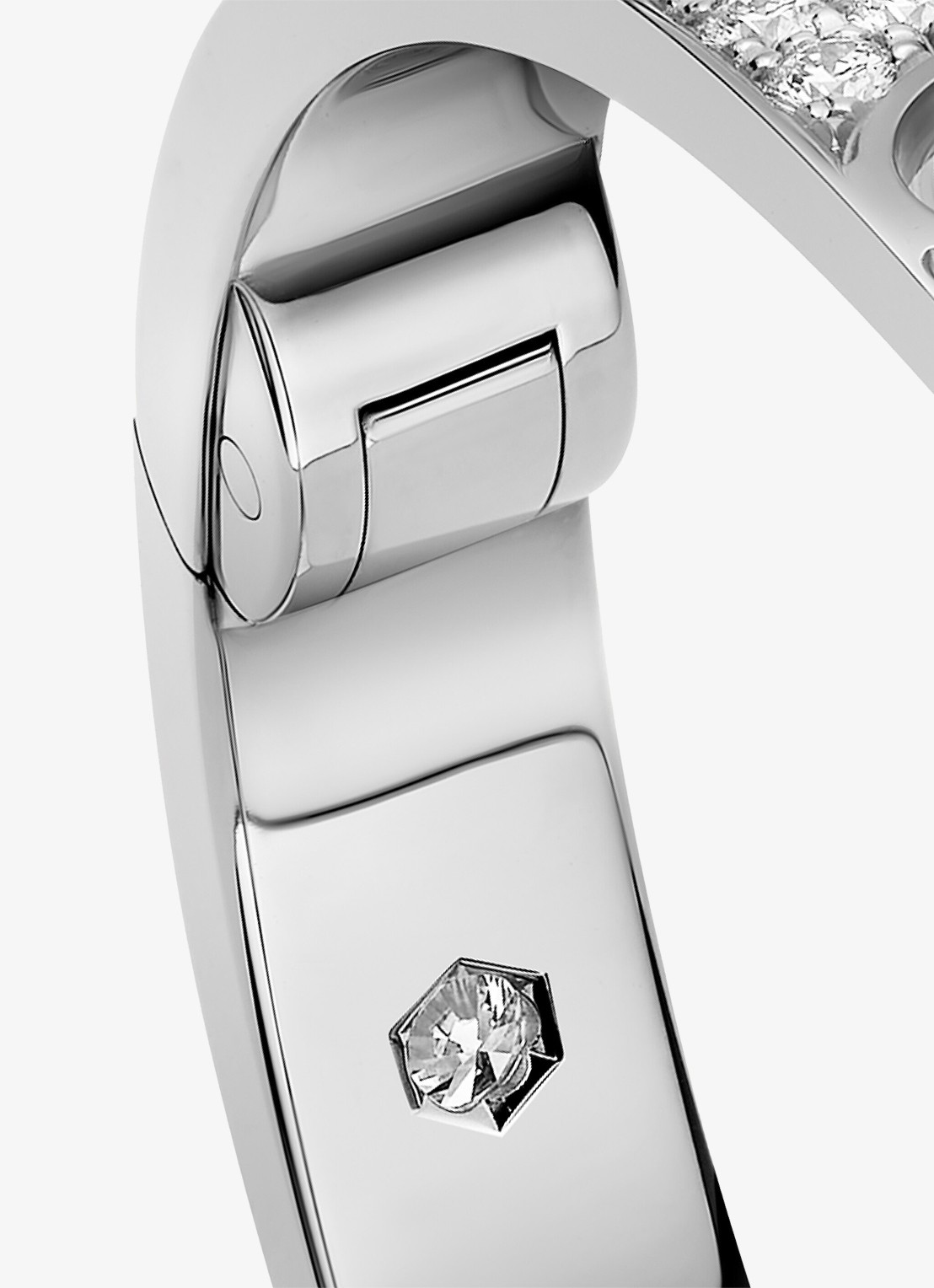 Cartier LOVE armband, klassiek model van 18 karaat witgoud met 4.04 ct diamant CRN6727417 - detail 5 witgoud