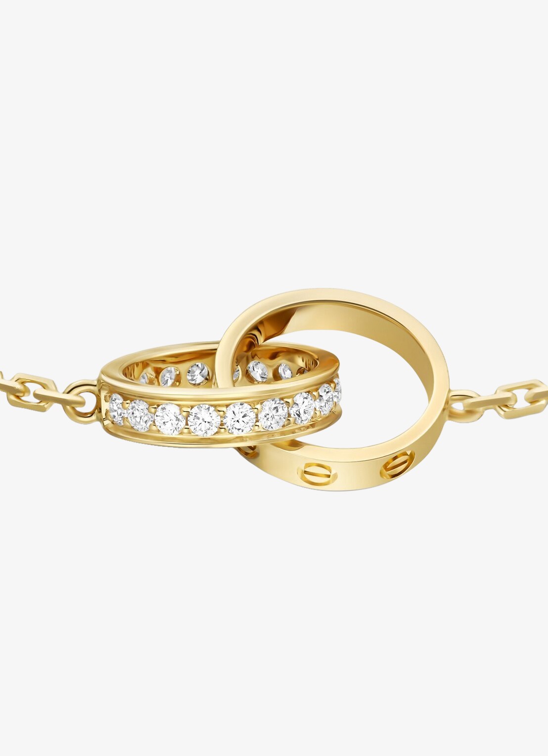 Cartier LOVE armband van 18 karaat geelgoud met 18 diamanten CRB6084300 - detail 2 geelgoud