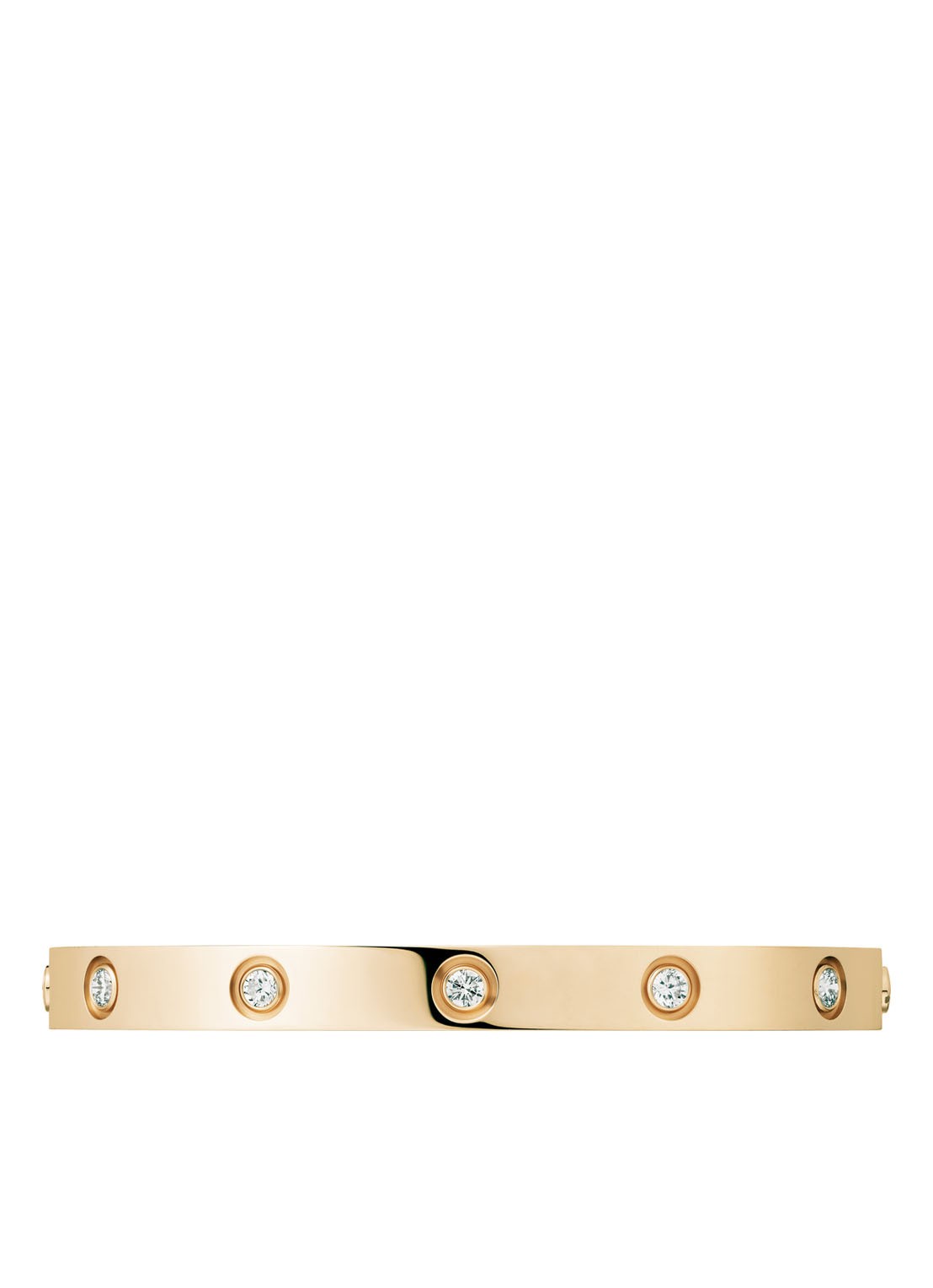Cartier LOVE armband van 18 karaat geelgoud met diamanten CRB6070300 - voorkant 3 geelgoud