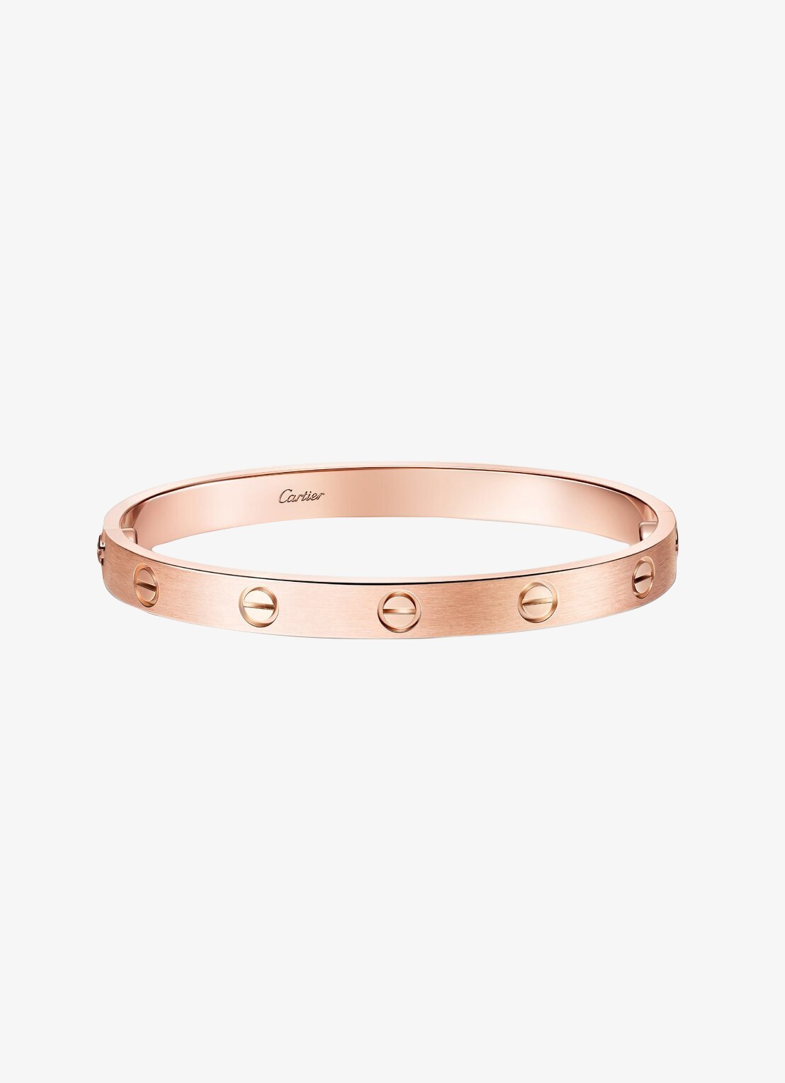 Cartier LOVE armband van 18 karaat roségoud CRB60799 - voorkant 6 roségoud