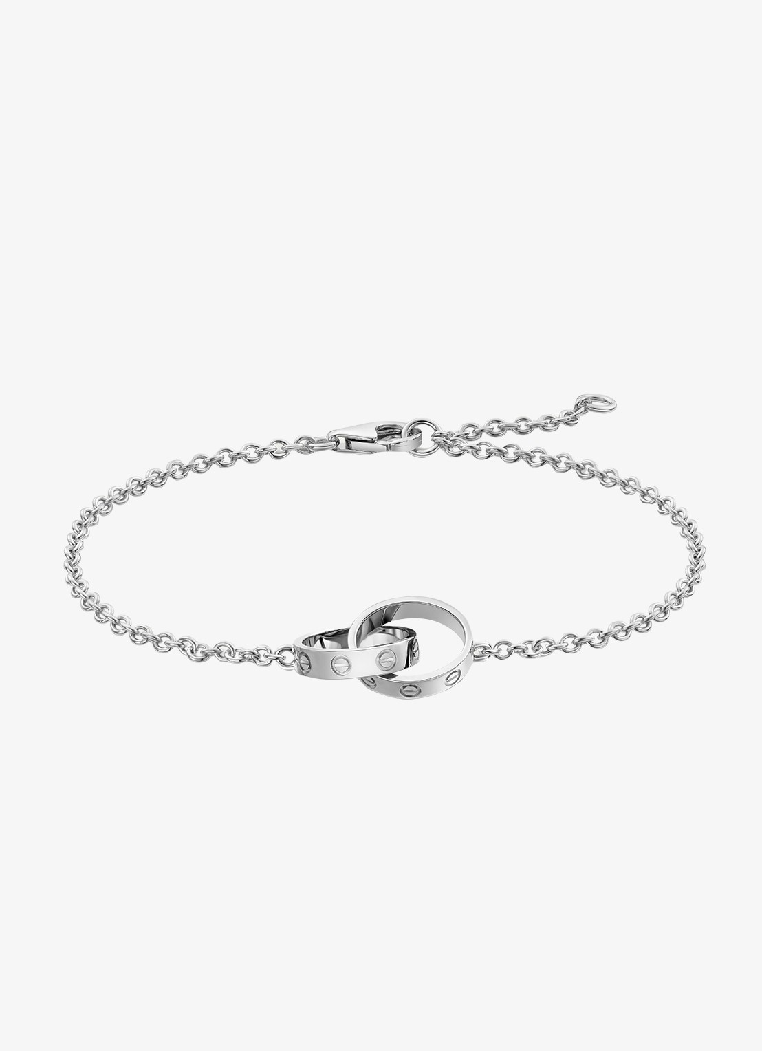 Cartier LOVE armband van 18 karaat witgoud CRB6091200 - voorkant witgoud