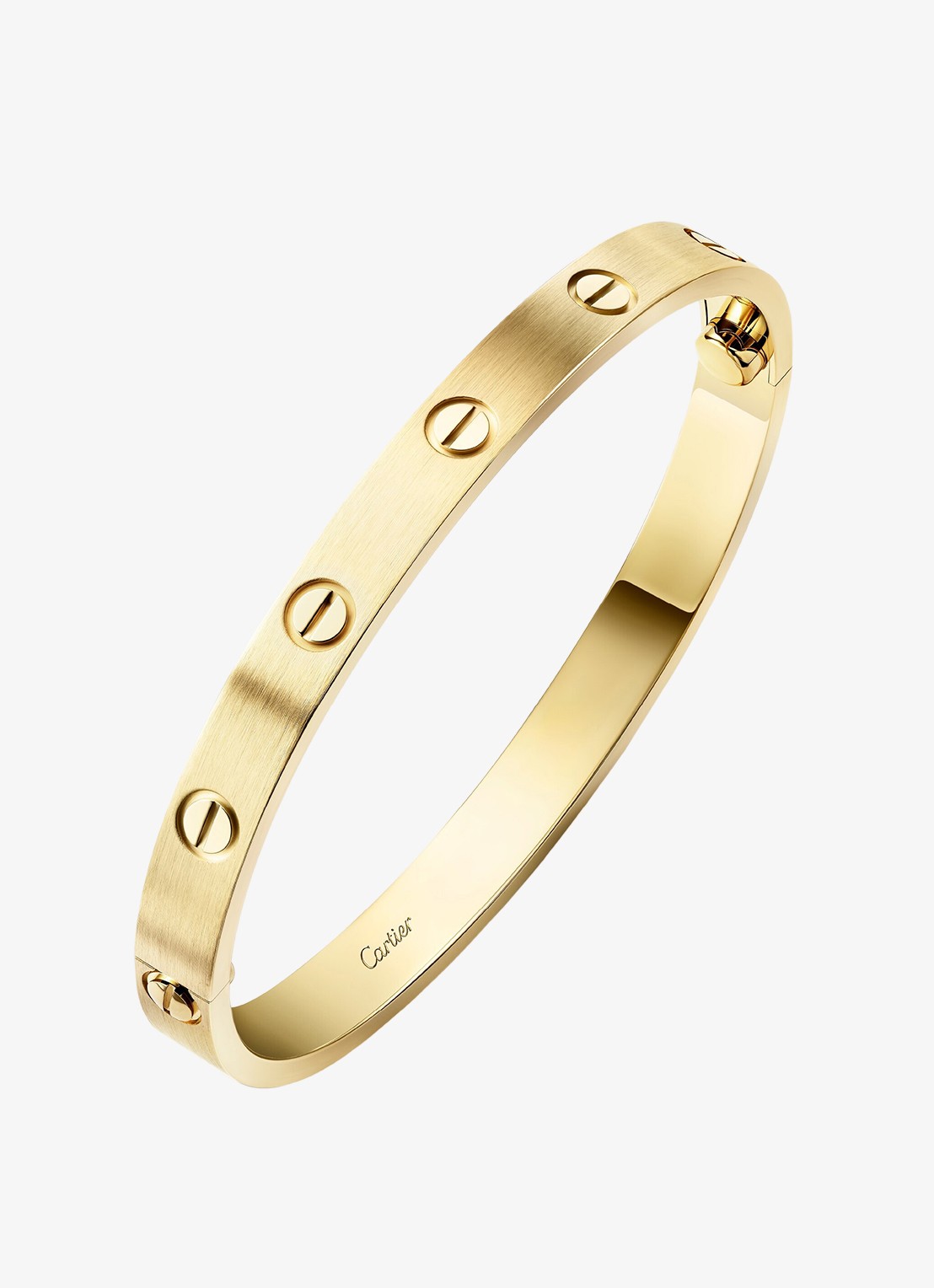 Cartier LOVE bangle, klassiek model van 18 karaat geelgoud CRB6077017 - detail geelgoud