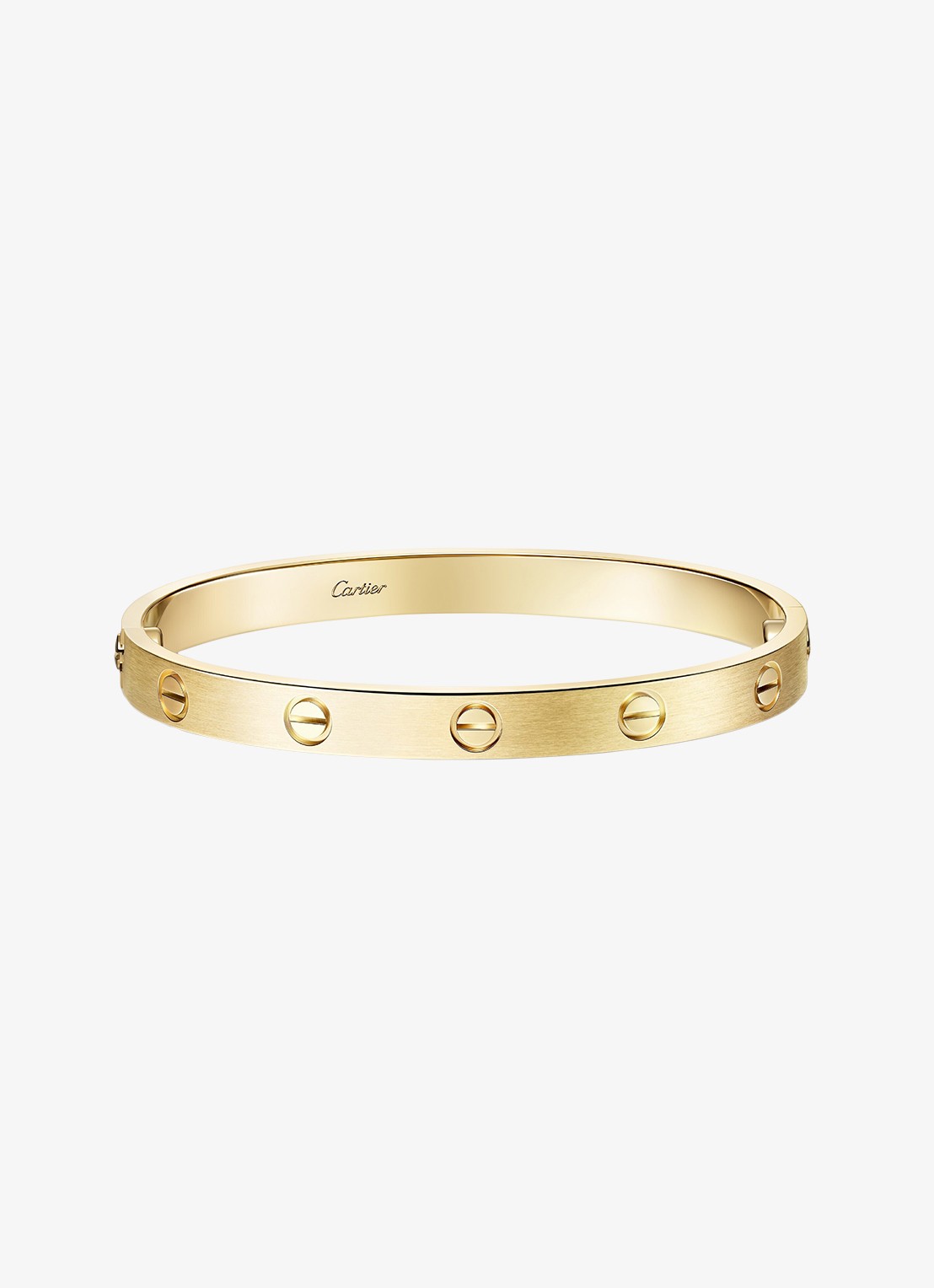 Cartier LOVE bangle, klassiek model van 18 karaat geelgoud CRB6077017 - voorkant 7 geelgoud