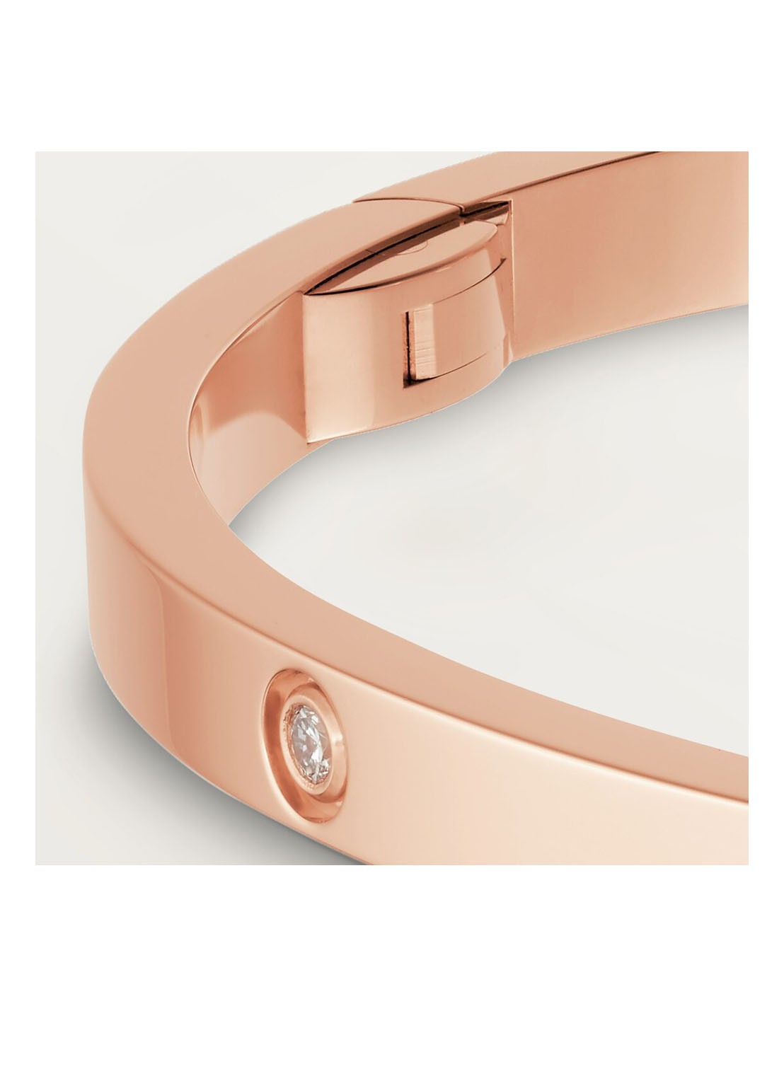 Cartier LOVE bangle van 18 karaat roségoud met 10 diamanten CRB6047900 - detail 3 roségoud