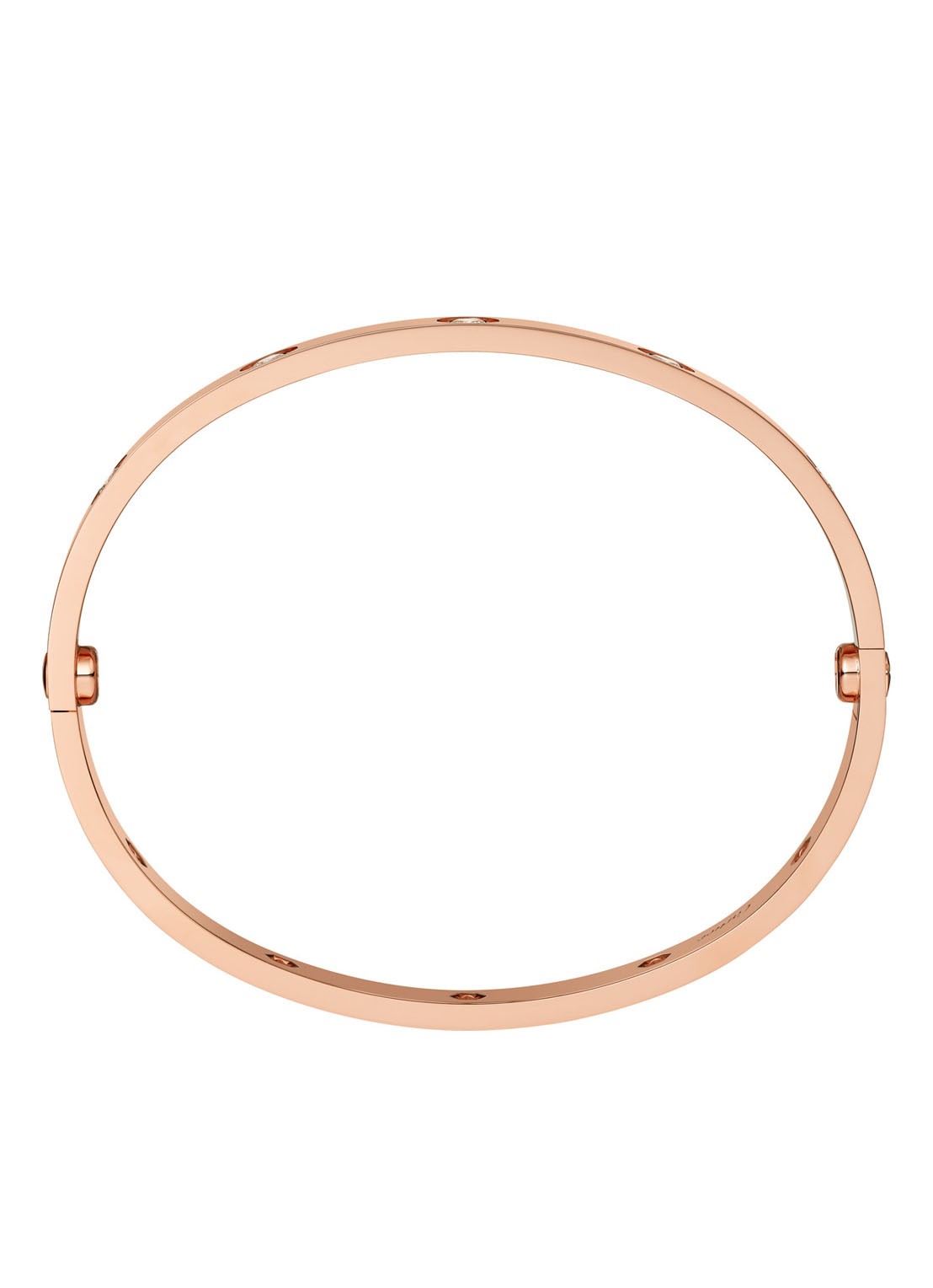 Cartier LOVE bangle van 18 karaat roségoud met diamanten CRB6070200 - detail 3 roségoud