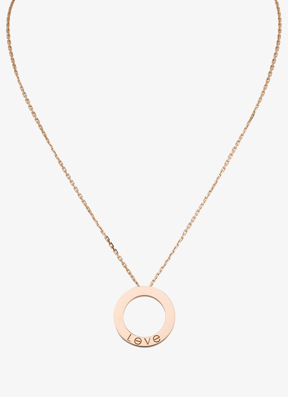 Cartier LOVE ketting van 18 karaat roségoud met 0.07 ct diamant CRB7014700 - detail 2 roségoud