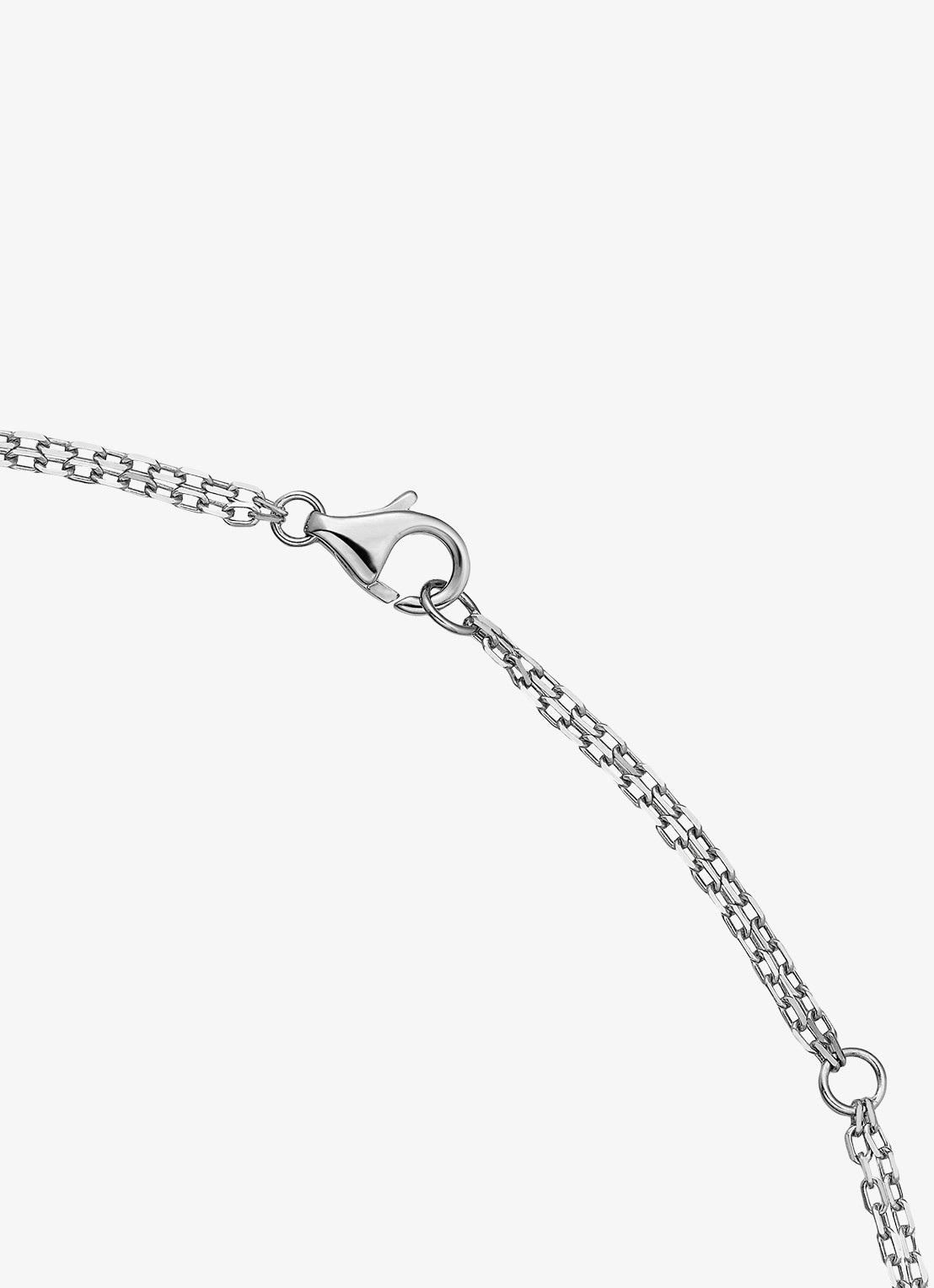Cartier LOVE ketting van 18 karaat witgoud met 0.03 ct diamant CRB72194 - detail 7 witgoud