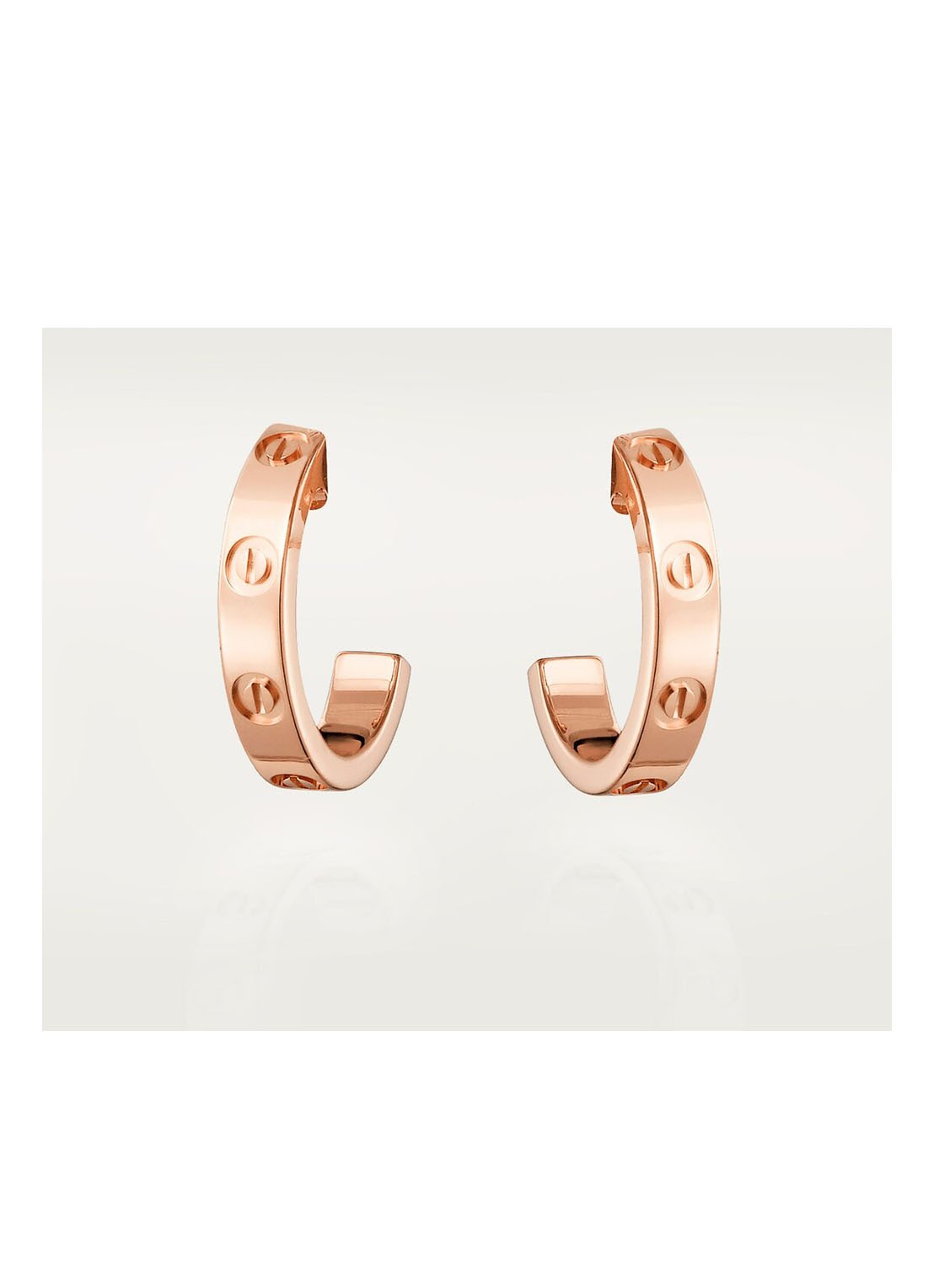 Cartier Love oorbellen van 18 karaat roségoud CRB8029000 - voorkant 5 roségoud