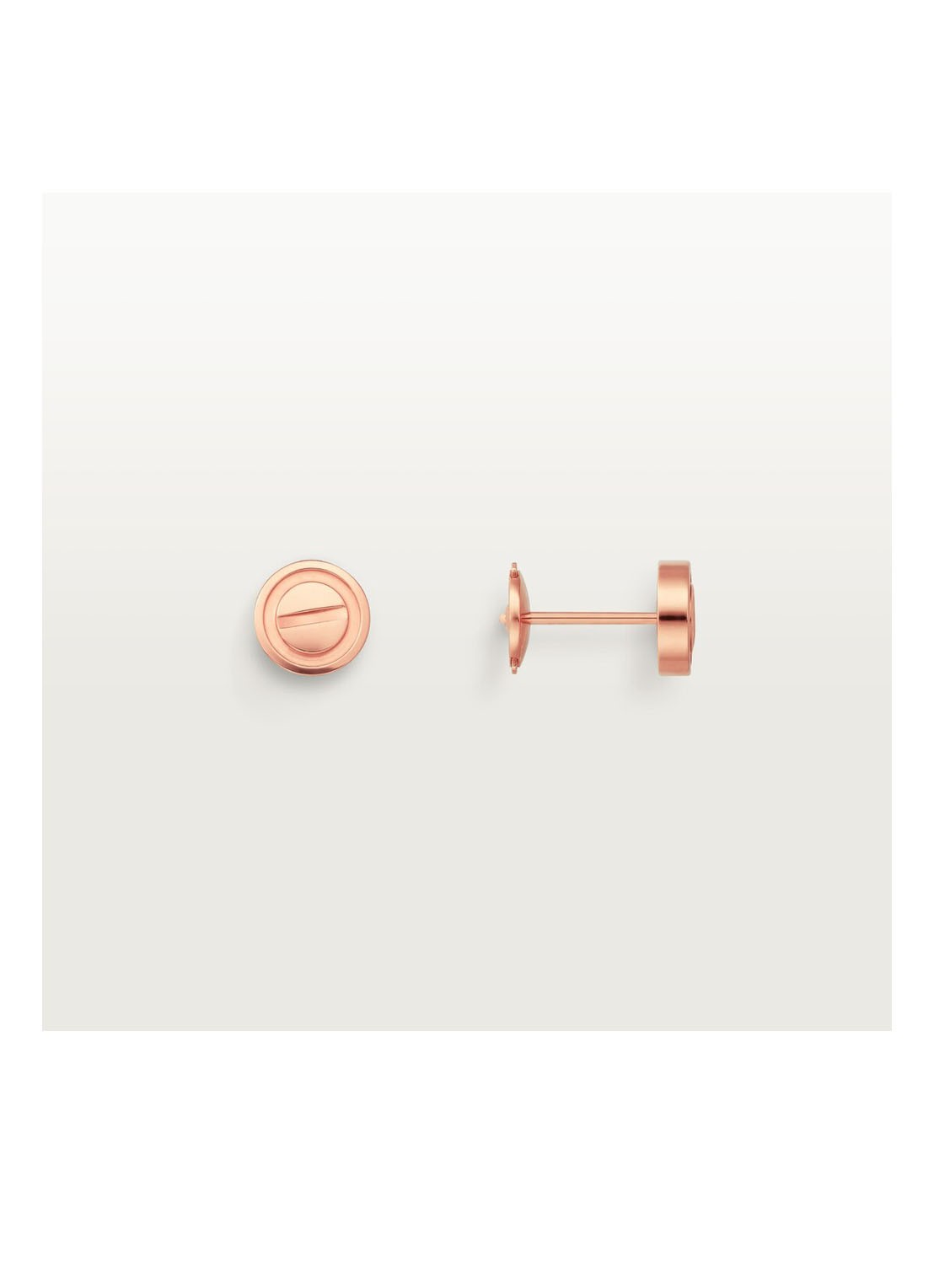 Cartier LOVE oorbellen van 18 karaat roségoud CRB8301254 - detail roségoud