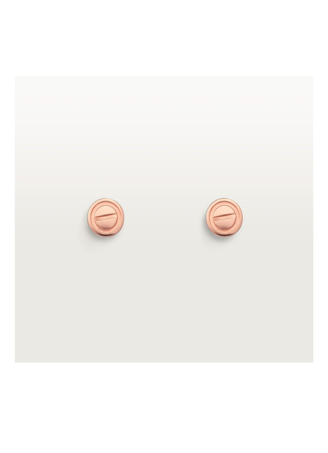 Cartier LOVE oorbellen van 18 karaat roségoud CRB8301254 - voorkant 6 roségoud