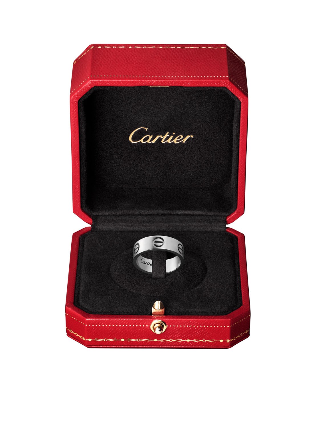 Cartier LOVE ring, klassiek model van 18 karaat witgoud CRB40847 - detail 4 witgoud