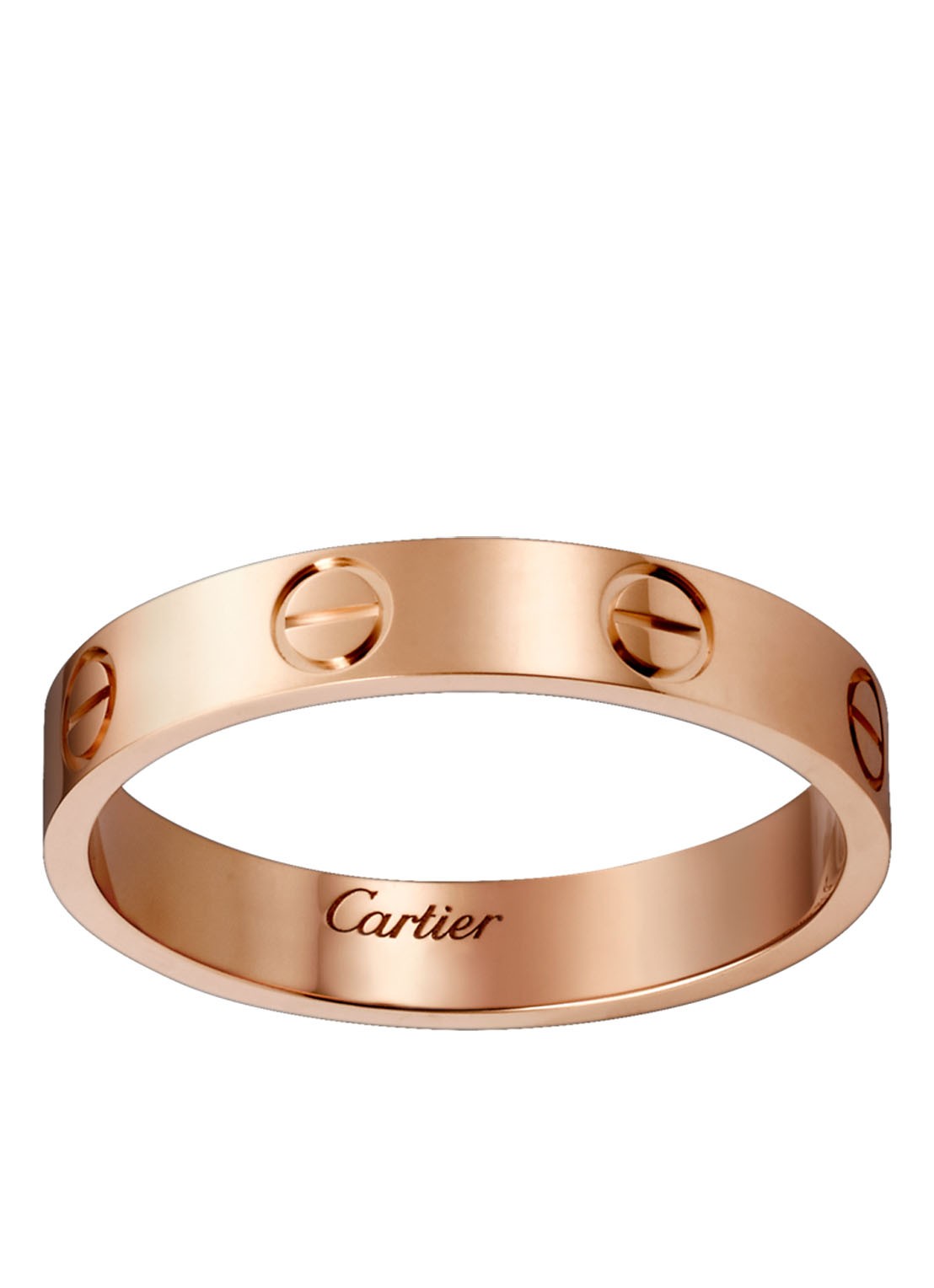 Cartier LOVE ring, klein model CRB4085200 - voorkant 3 roségoud
