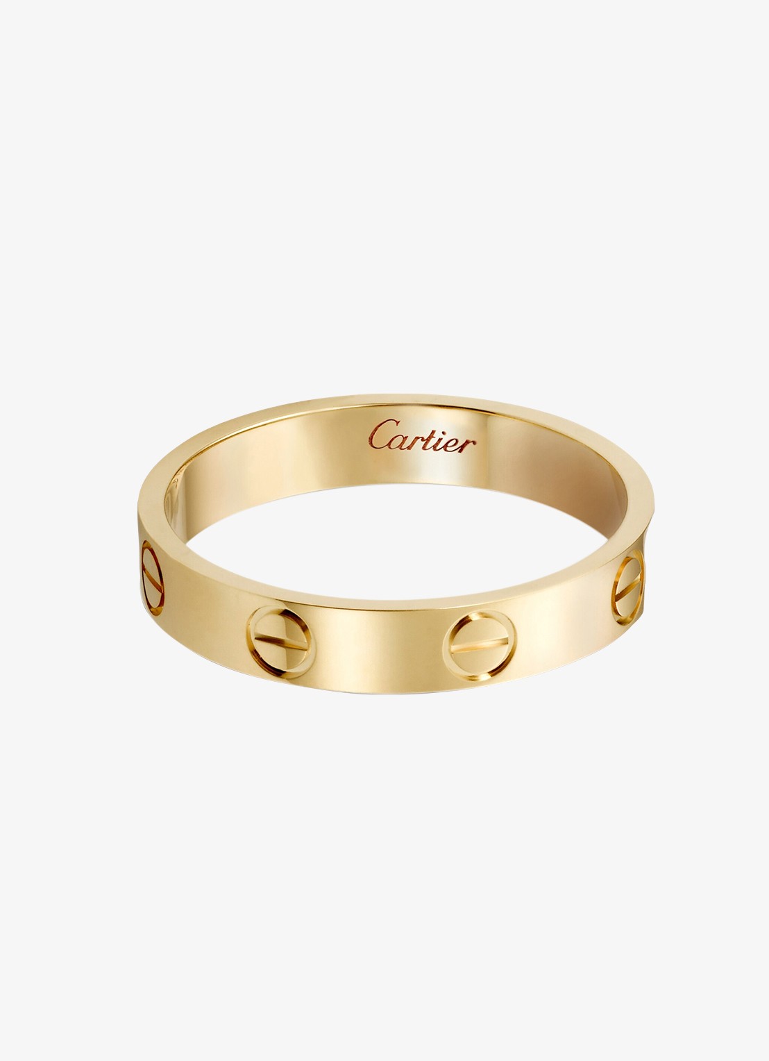 Cartier LOVE ring, klein model van 18 karaat geelgoud CRB40850 - voorkant geelgoud