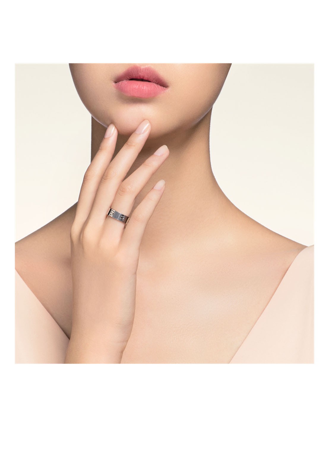 Cartier LOVE ring van 18 karaat witgoud CRB4084700 - detail 2 witgoud