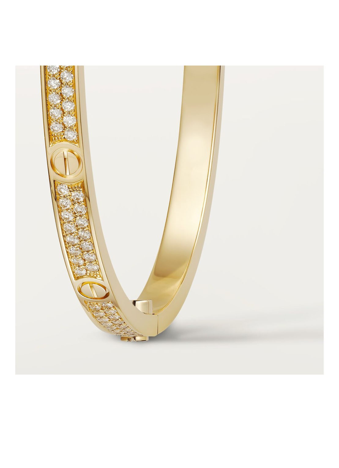 Cartier LOVE small armband van 18 karaat geelgoud met diamanten CRN6710600 - detail 7 geelgoud