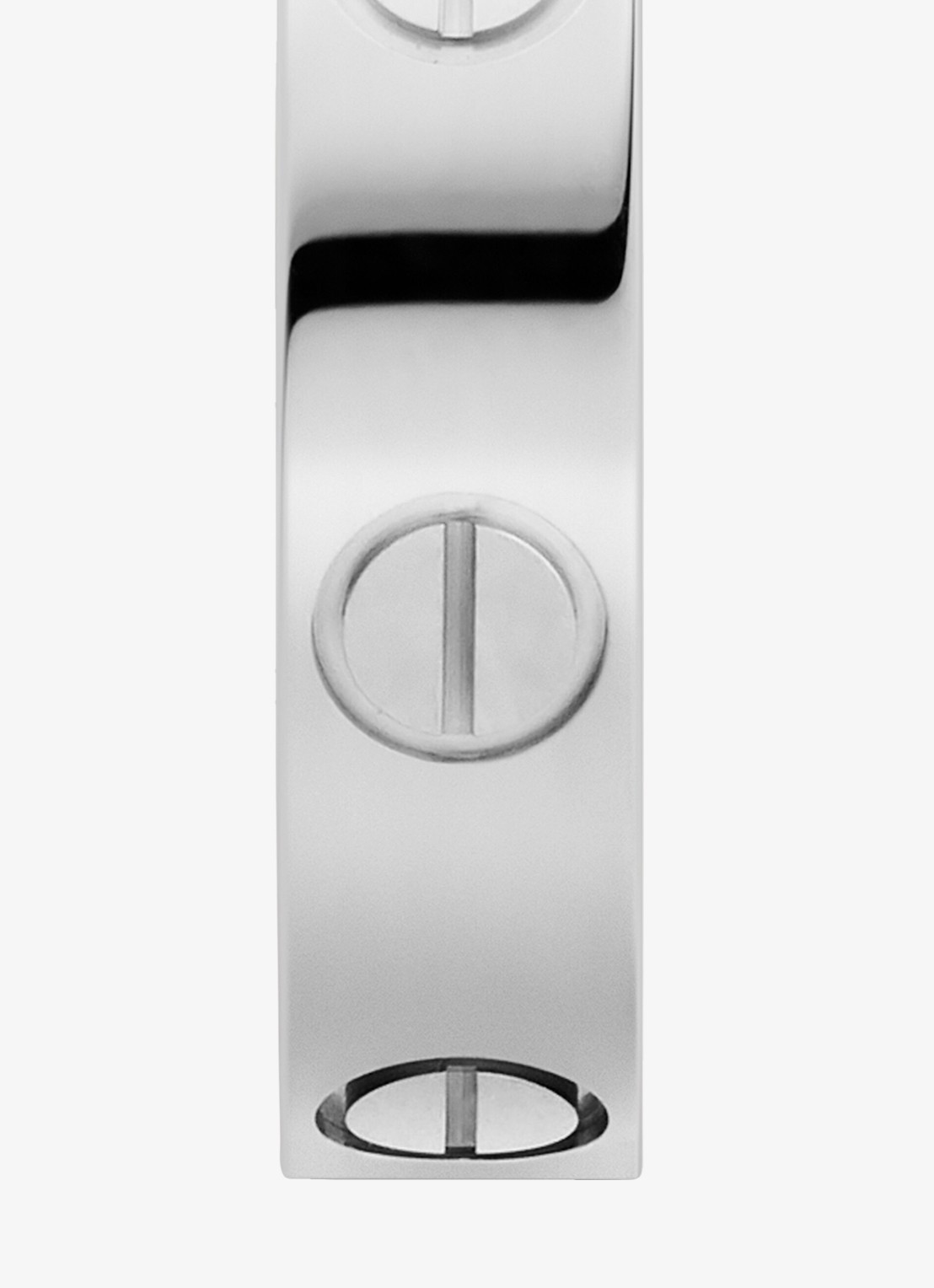 Cartier LOVE trouwring, small model van 18 karaat witgoud CRB40851 - detail 3 witgoud