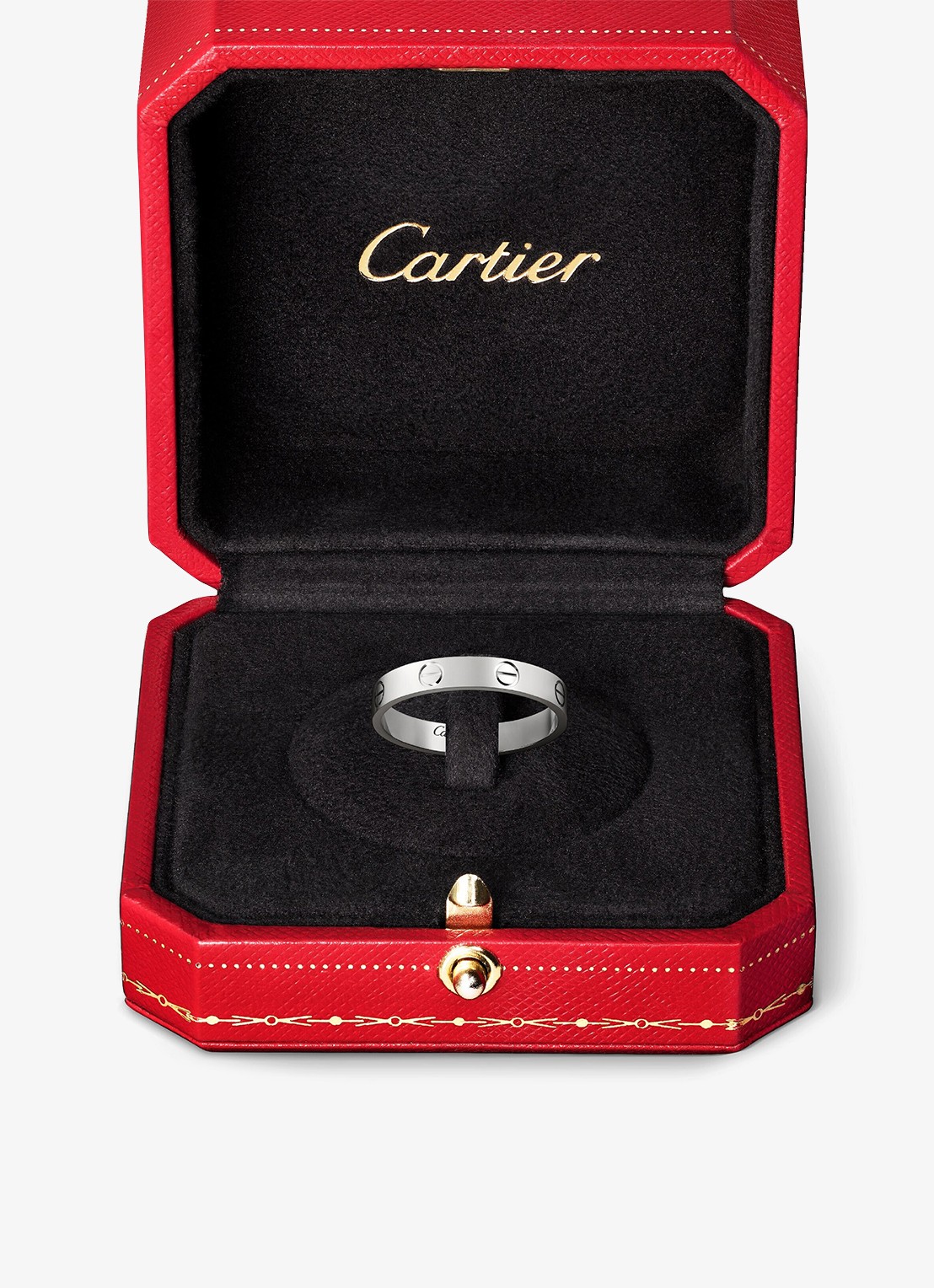 Cartier LOVE trouwring, small model van 18 karaat witgoud CRB40851 - detail 7 witgoud