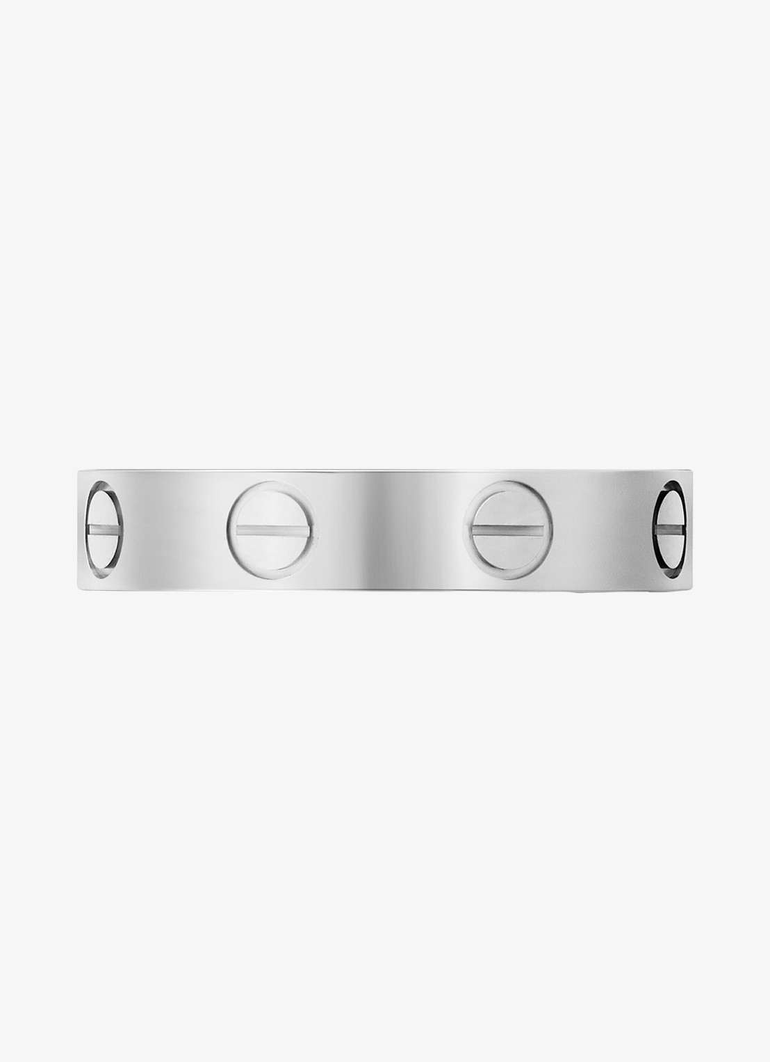 Cartier LOVE trouwring van platina CRB40853 - detail 3 witgoud