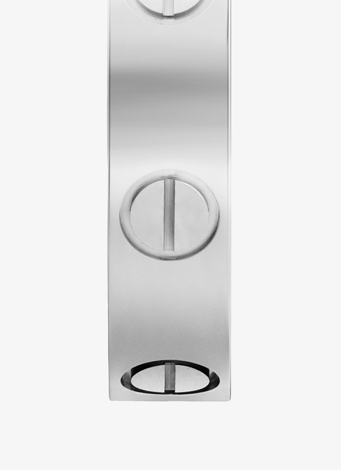 Cartier LOVE trouwring van platina CRB40853 - detail 4 witgoud