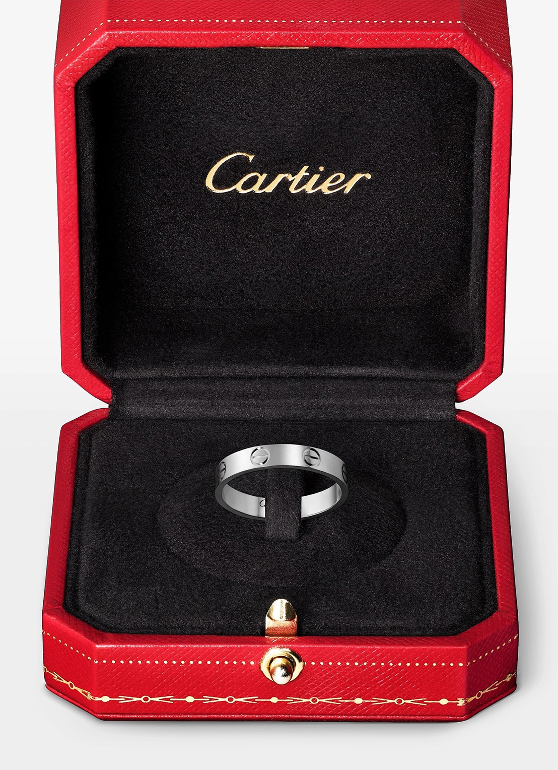 Cartier LOVE trouwring van platina CRB40853 - detail 5 witgoud