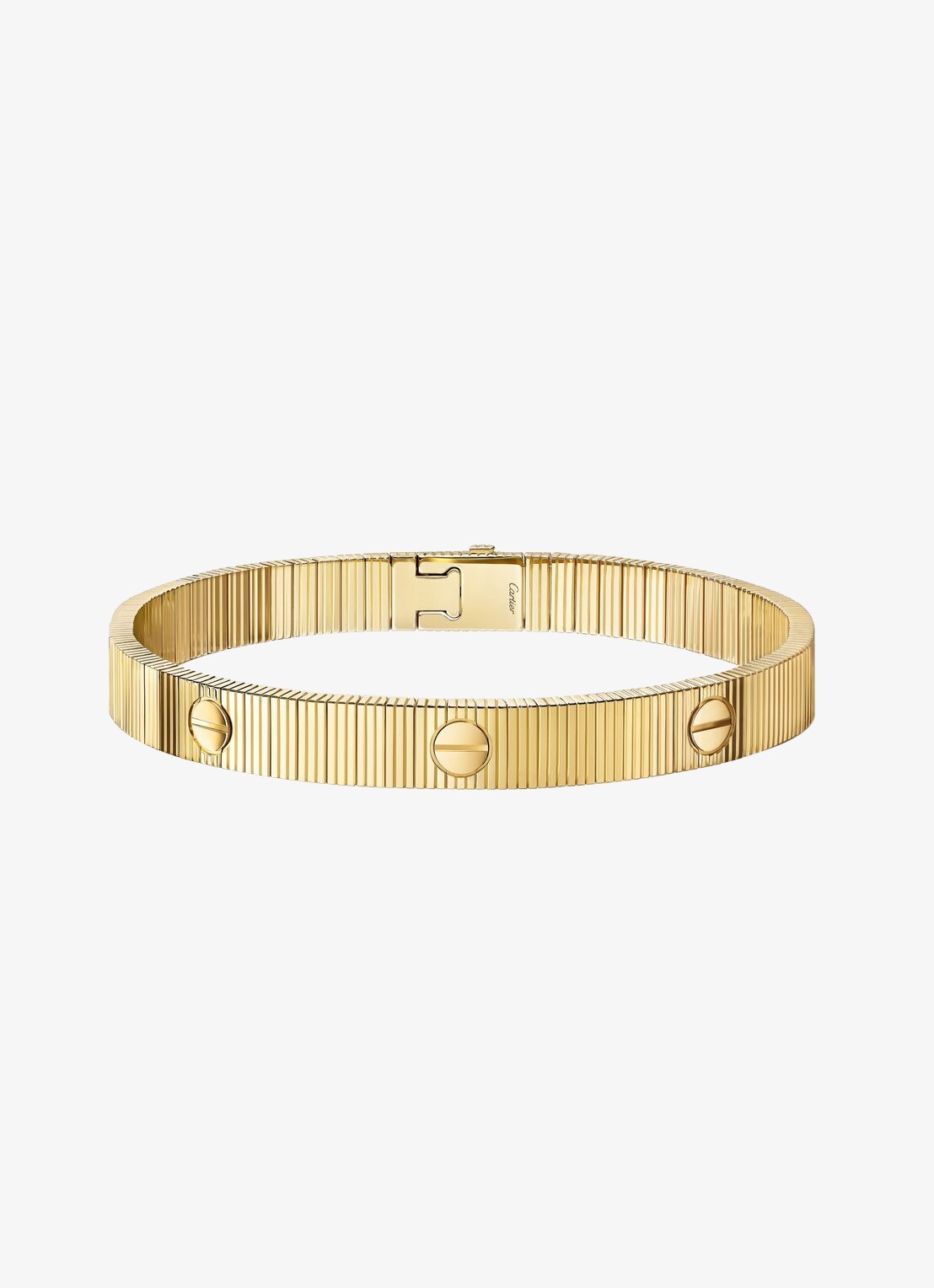Cartier LOVE Unlimited armband van 18 karaat geelgoud CRB60889 - voorkant geelgoud