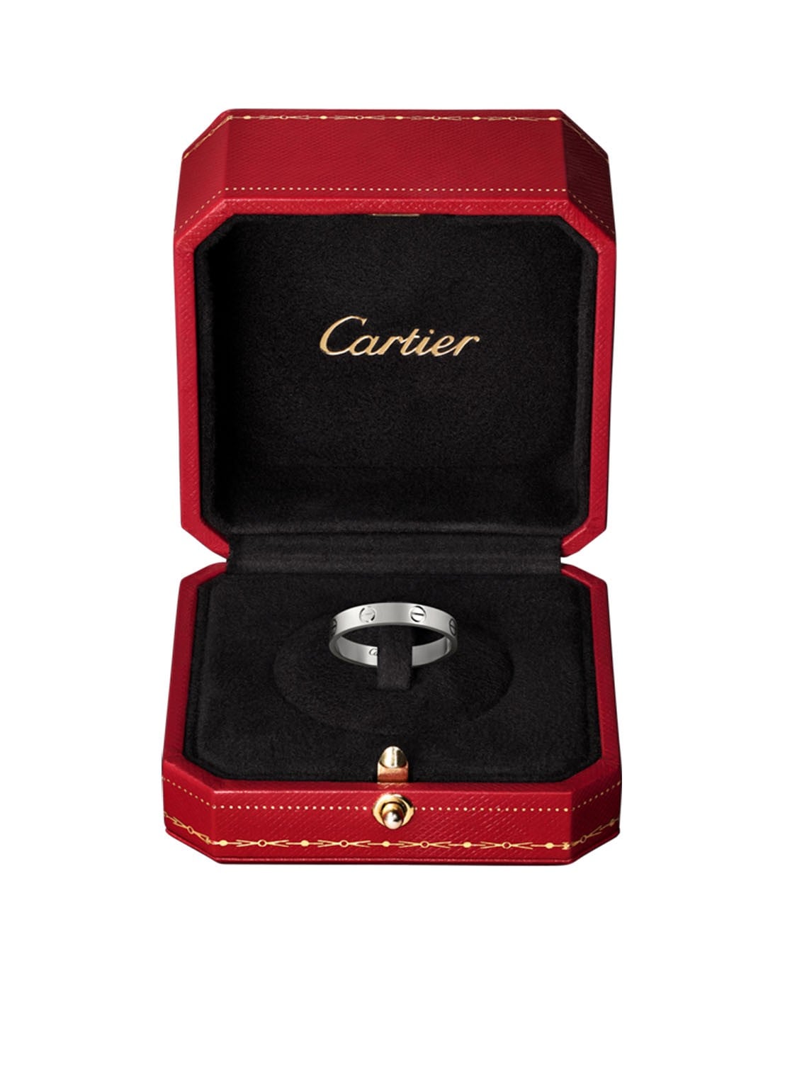 Cartier LOVE Wedding band ring van 18 karaat witgoud CRB4085100 - detail 2 witgoud