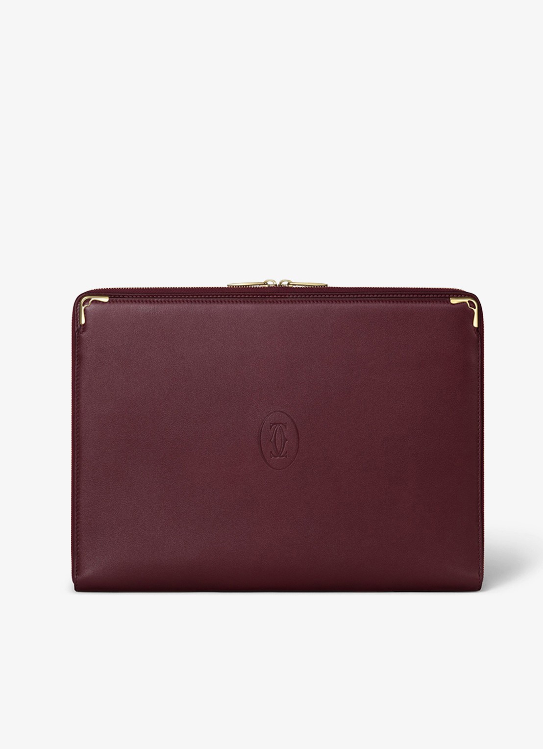 Cartier Must de Cartier portfolio van kalfsleer CRL1002265 - voorkant 7 bordeauxrood