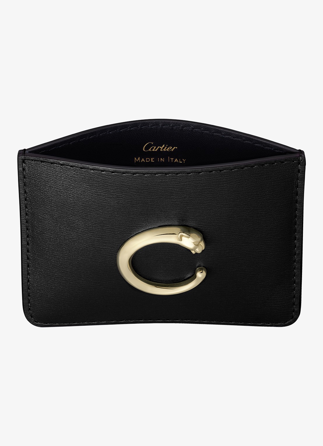 Cartier Panthère C de Cartier pasjeshouder van kalfsleer CRL3002036 - voorkant 6 zwart