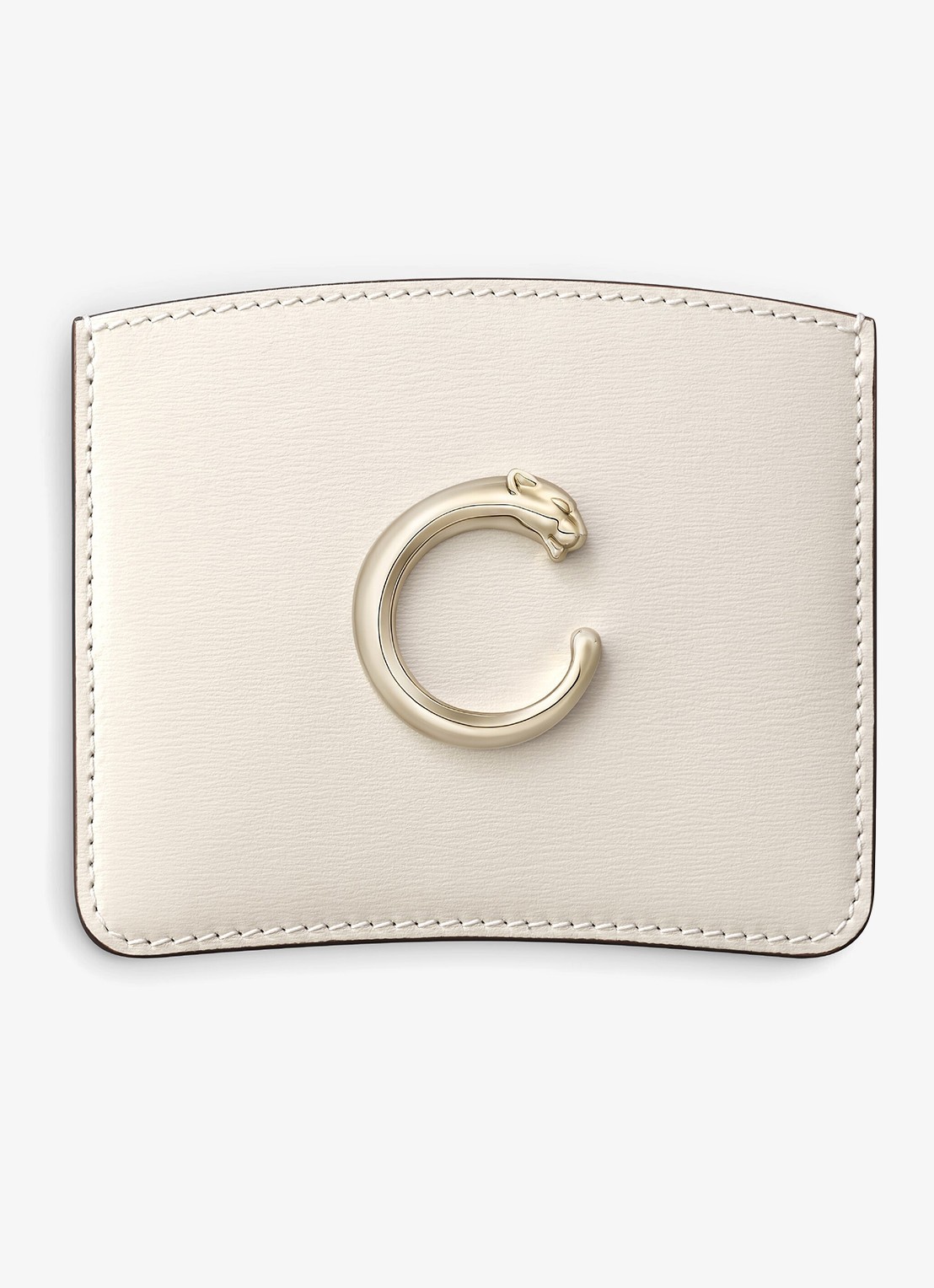 Cartier Panthère C de Cartier pasjeshouder van kalfsleer CRL3002510 - voorkant 5 wit