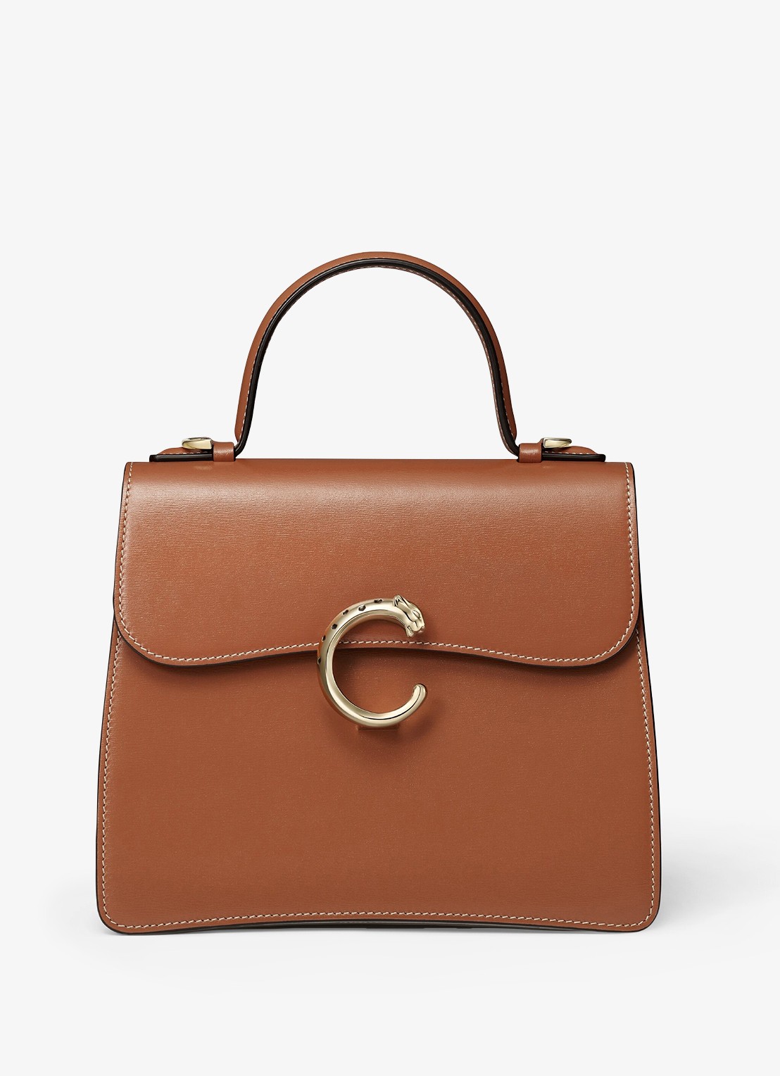 Cartier Panthère C de Cartier Small handtas van kalfsleer CRL1002576 - detail 2 bruin