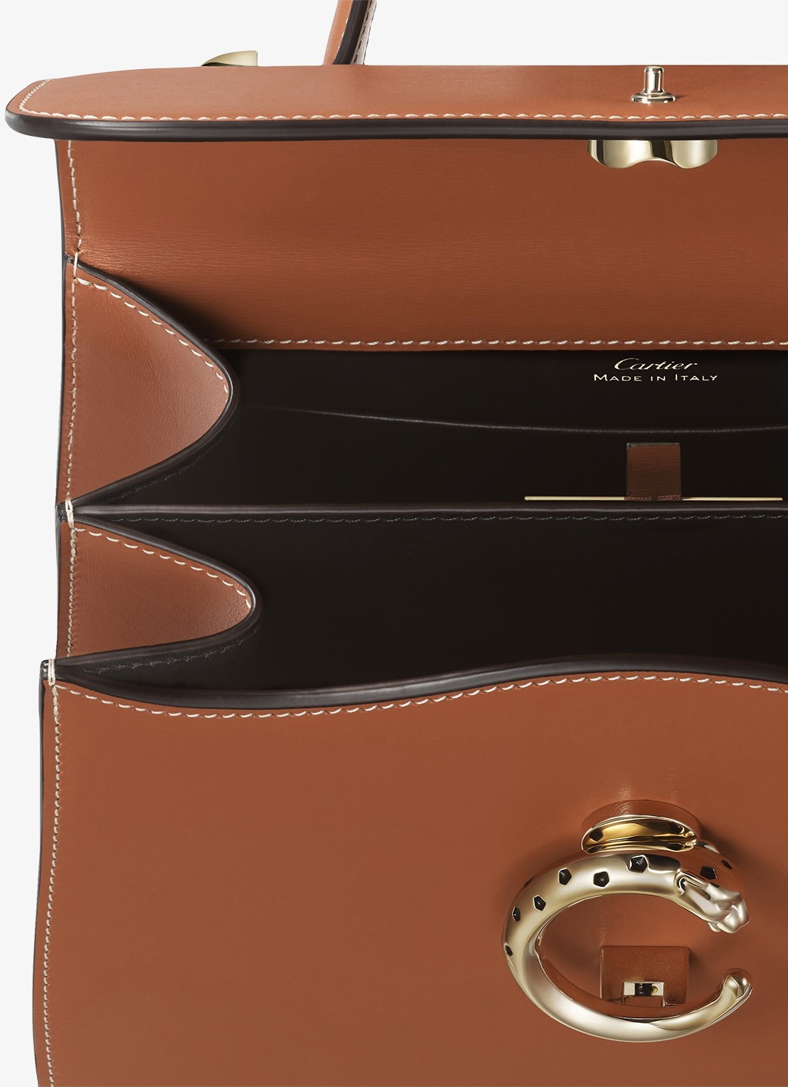 Cartier Panthère C de Cartier Small handtas van kalfsleer CRL1002576 - detail 4 bruin