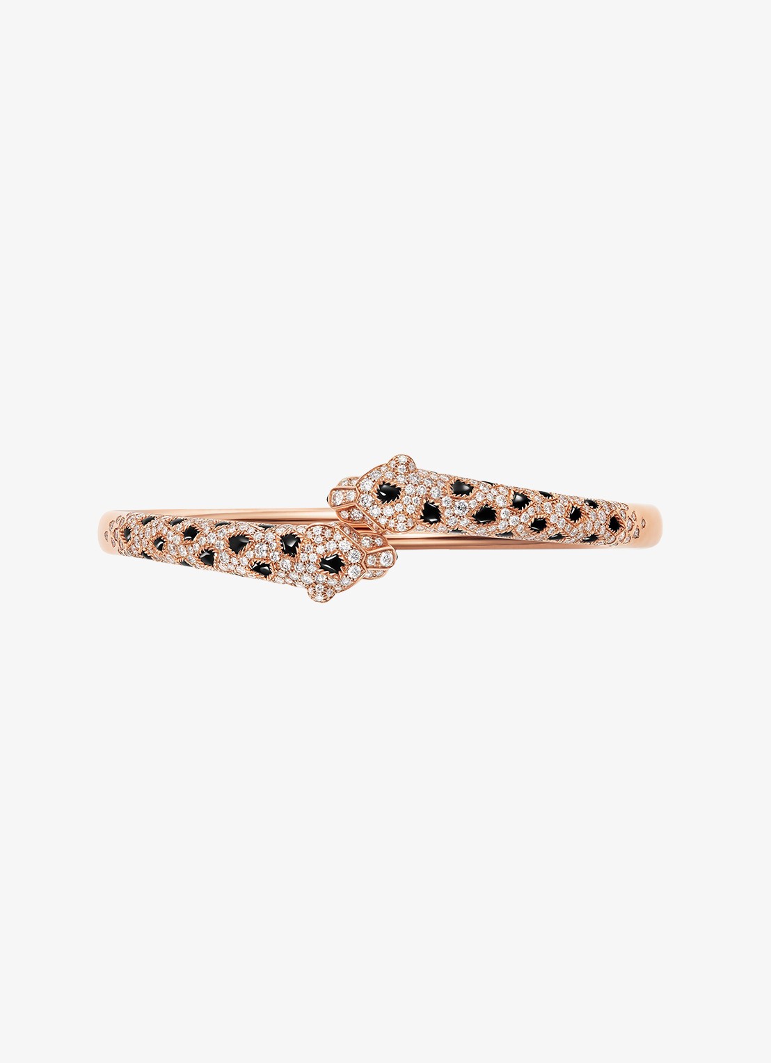 Cartier Panthère de Cartier armband, klein model van 18 karaat roségoud met onyx, smaragd en 1.64 ct diamant CRN6725717 - detail 3 roségoud