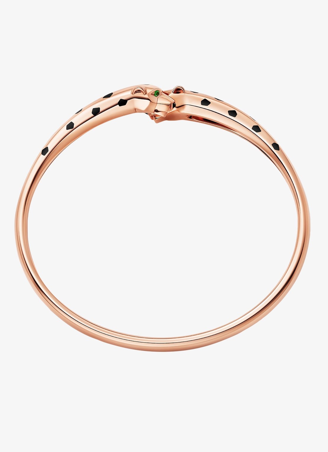 Cartier Panthère de Cartier armband van 18 karaat roségoud met onyx en tsavoriet granaat CRN6730817 - achterkant 3 roségoud