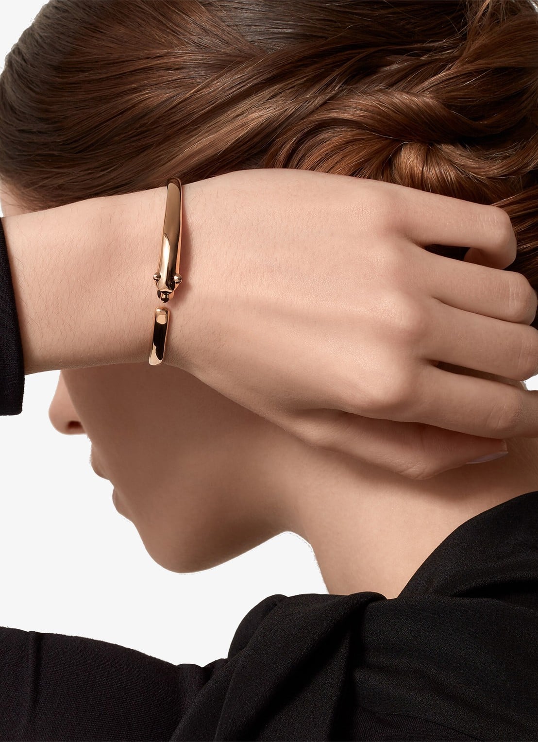 Cartier Panthère de Cartier bangle, klein model van 18 karaat roségoud CRB6078417 - achterkant 6 roségoud