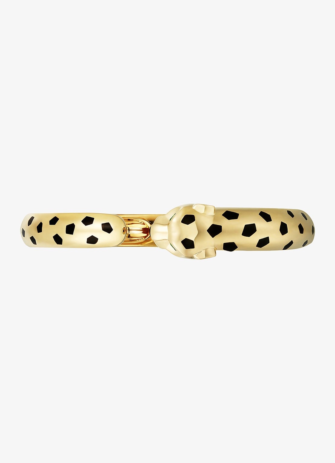Cartier Panthère de Cartier bangle, middel model van 18 karaat geelgoud met onyx en tsavoriet granaat CRN6721917 - achterkant 8 geelgoud
