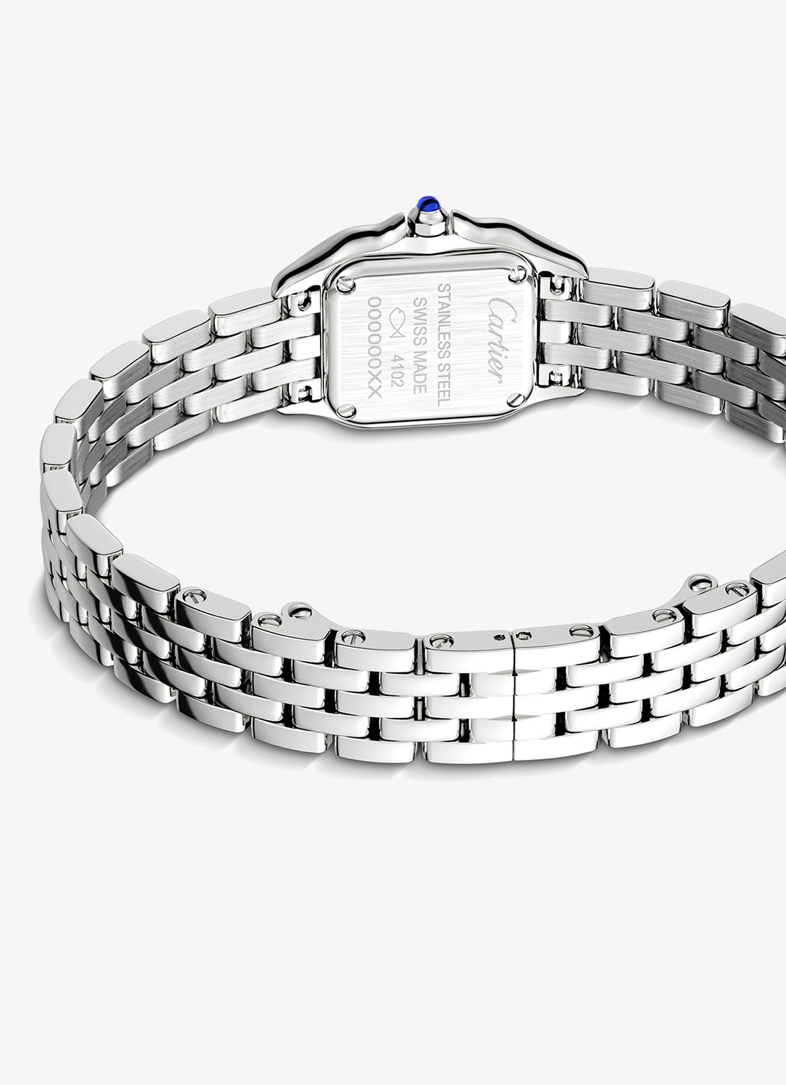 Cartier Panthère de Cartier horloge, klein model CRWSPN0012 - detail 4 zilver