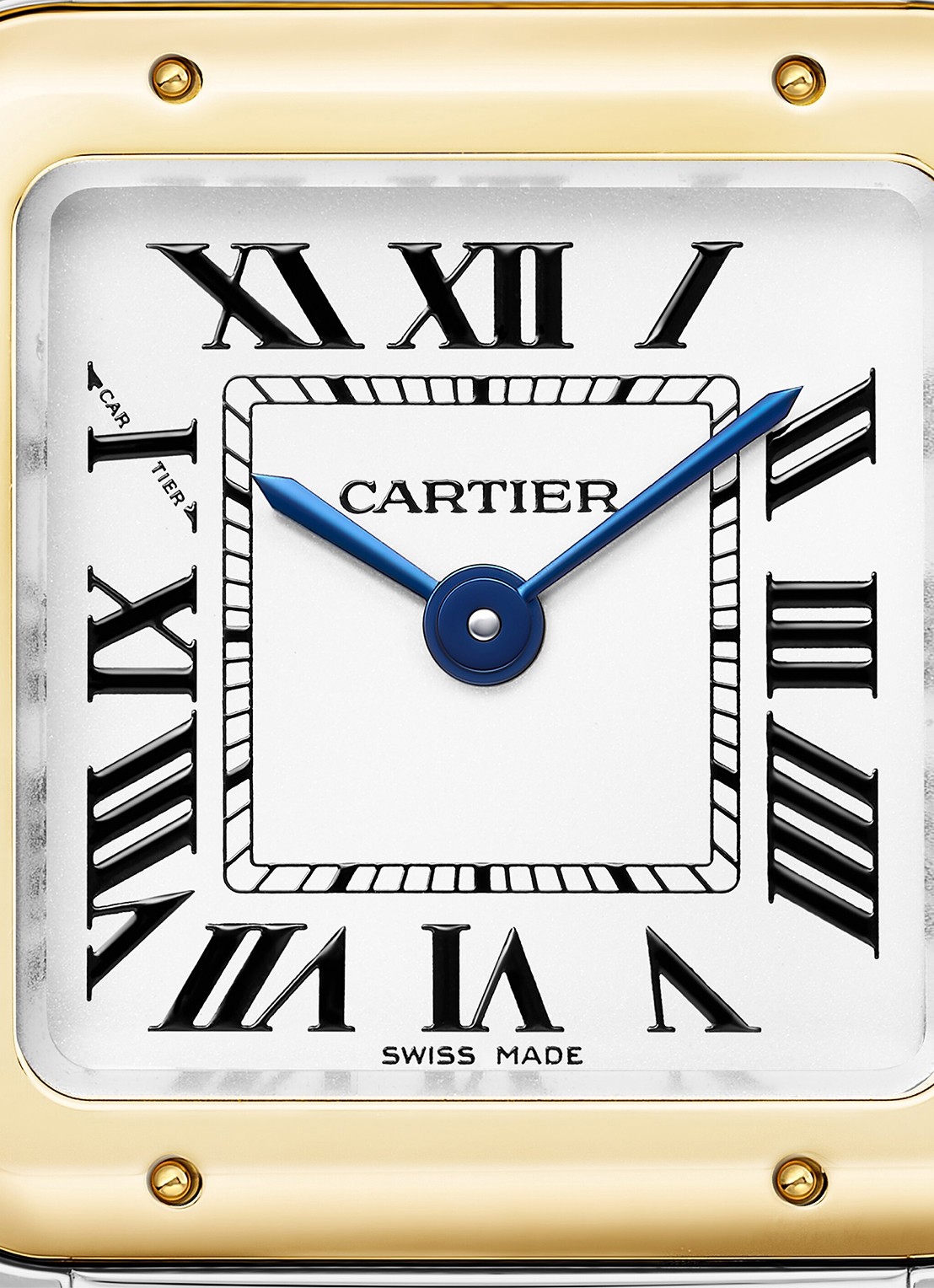 Cartier Panthère de Cartier horloge, klein model van 18 karaat geelgoud en staal CRW2PN0018 - detail 3 zilver