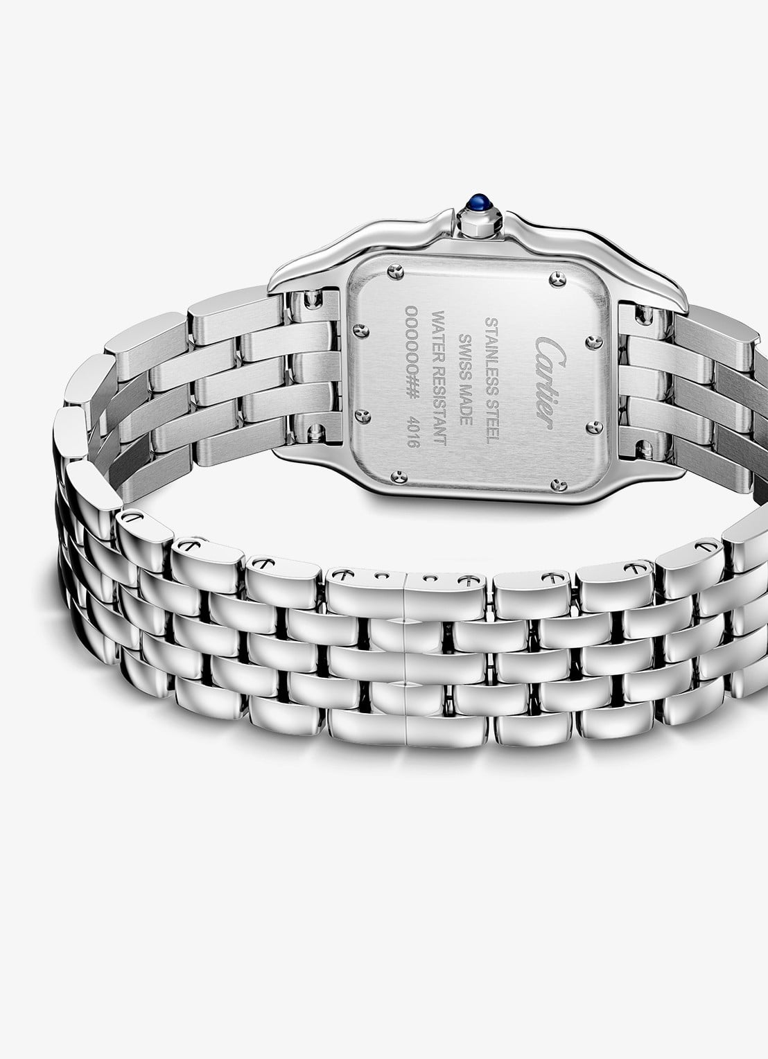 Cartier Panthère de Cartier horloge, medium model CRWSPN0015 - detail 2 zilver