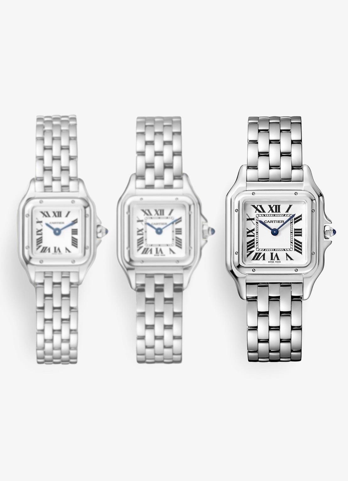 Cartier Panthère de Cartier horloge, medium model CRWSPN0015 - detail 3 zilver