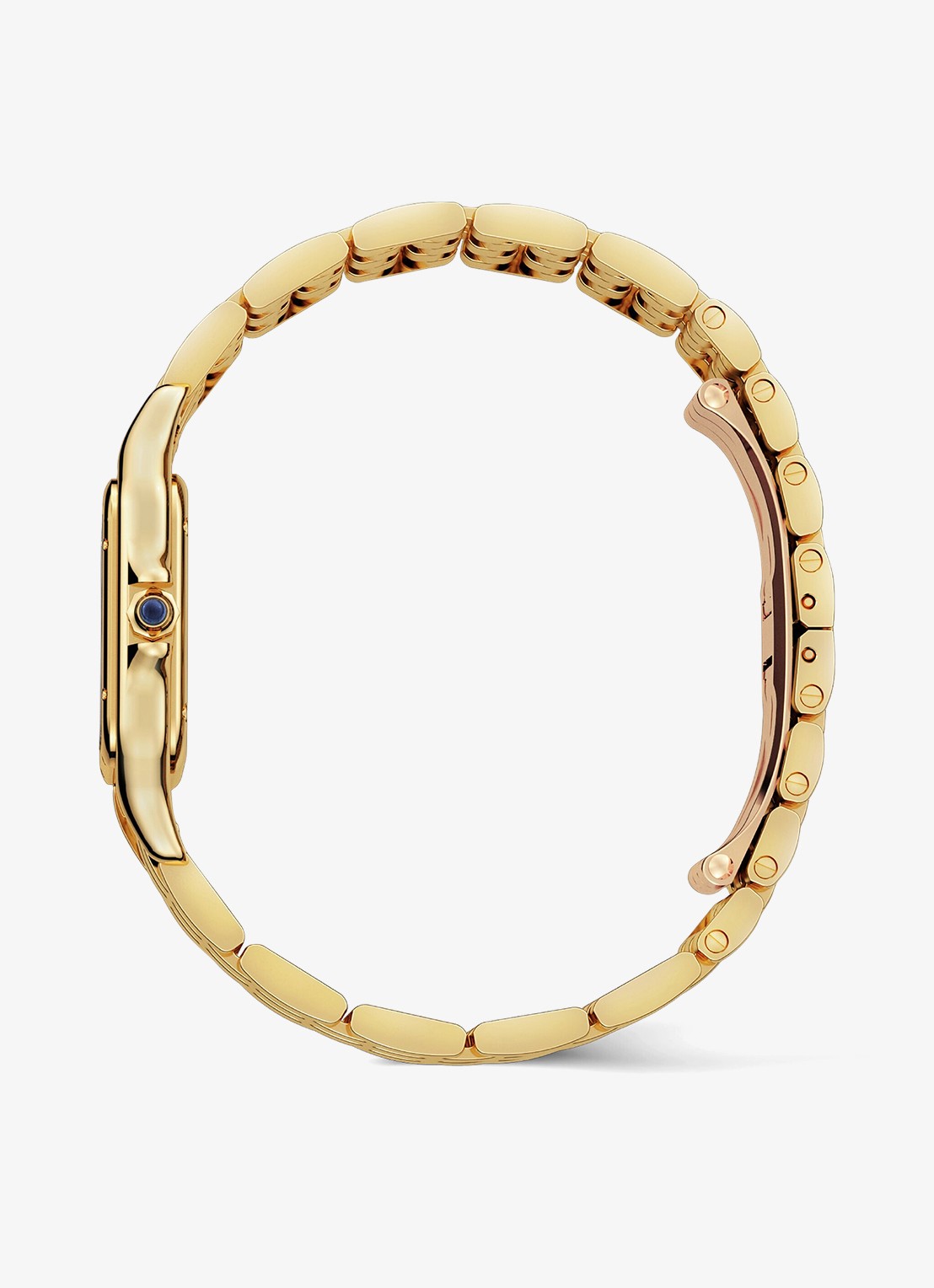 Cartier Panthère de Cartier horloge, medium model van 18 karaat geelgoud CRWGPN0058 - achterkant goud