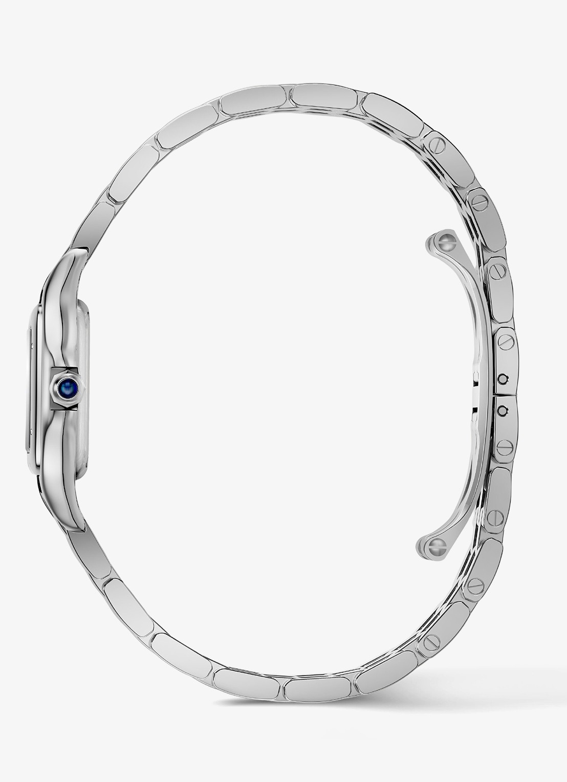 Cartier Panthère de Cartier horloge, small model CRWSPN0013 - achterkant 8 zilver