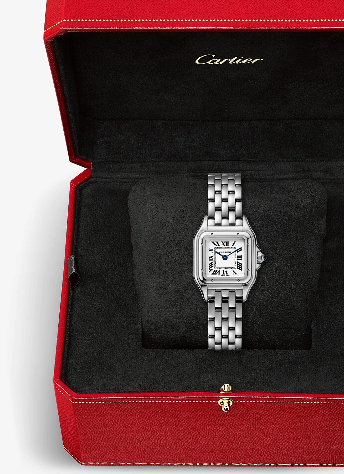 Cartier Panthère de Cartier horloge, small model CRWSPN0013 - detail 7 zilver