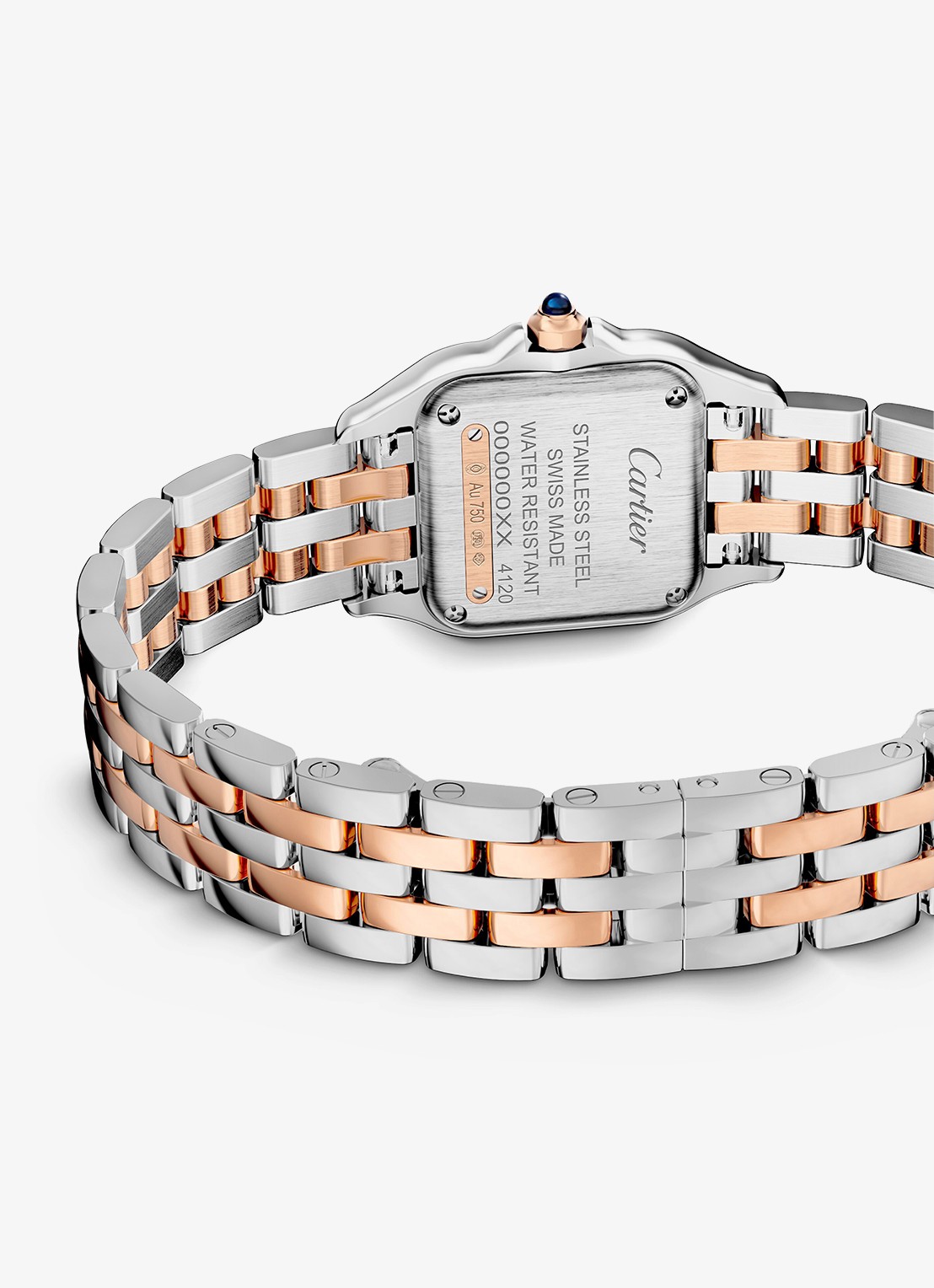 Cartier Panthère de Cartier horloge van 18 karaat roségoud en staal met diamant CRW3PN0014 - detail 5 roségoud